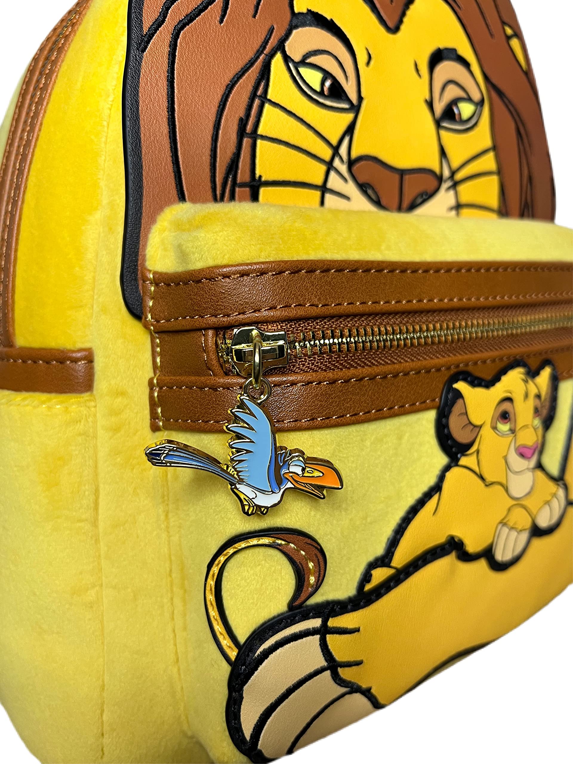 Loungefly Mufasa and Simba Cosplay Women's Double Strap Shoulder Bag Purse | Disney Lion King Inspired Handbag for Women | Perfect for Cosplay, Disney Parks, and Everyday Use