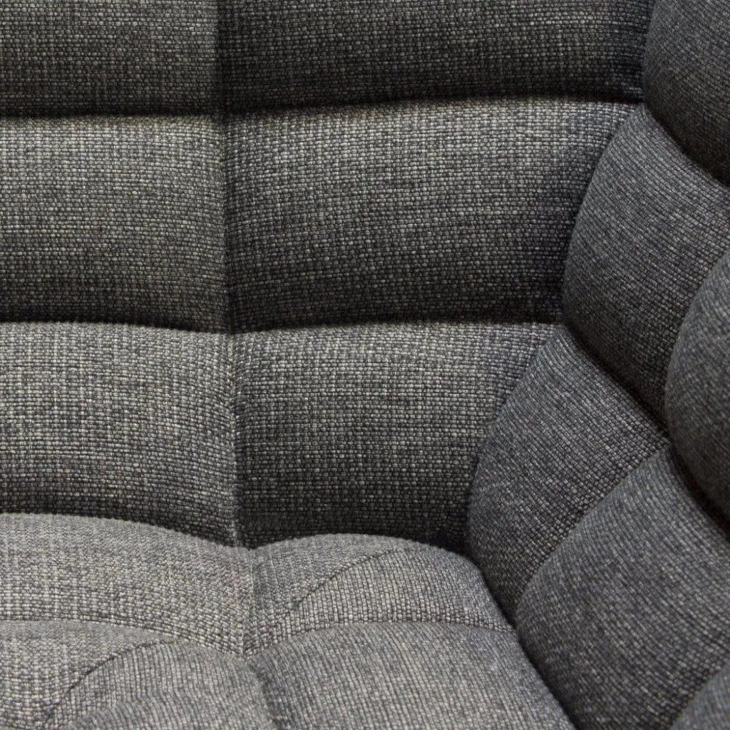 5-Piece Grey Corner Modular Sectional Sofa Set - Modern L-Shaped Couch for Living Room, Lounge & Home Theater