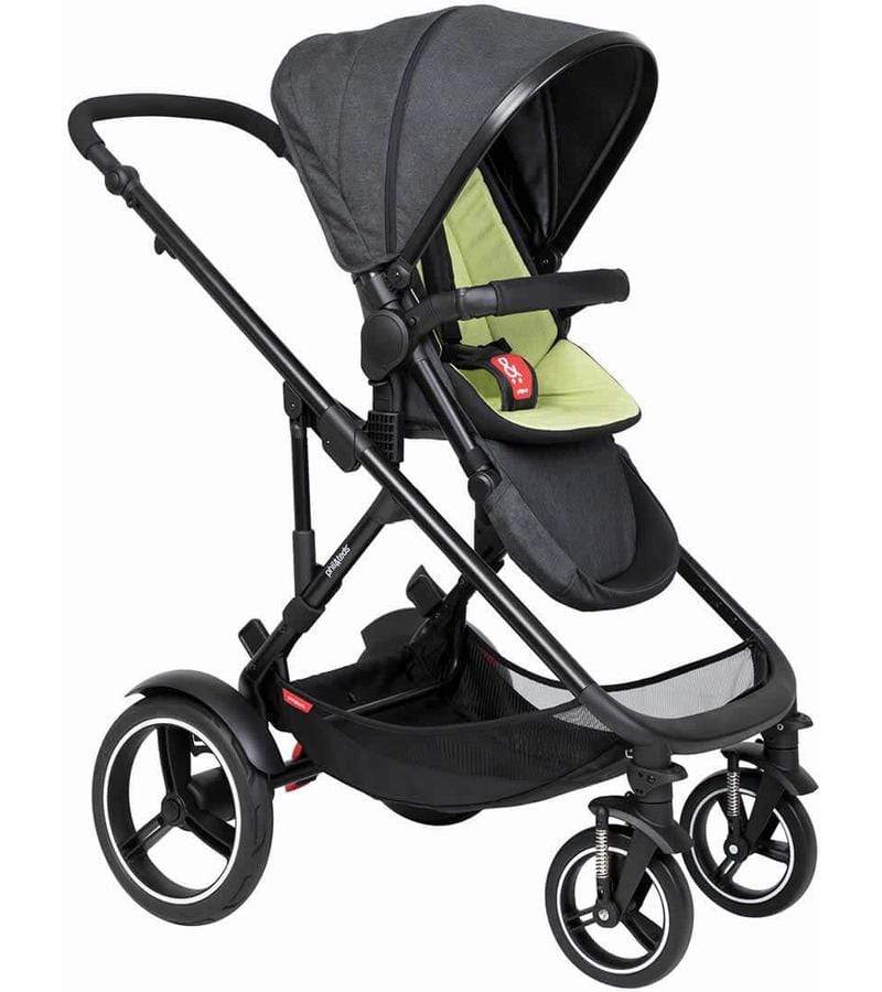 Phil&Teds Voyager Stroller with Removable Liner - Lightweight Compact Travel Buggy for Toddlers & Infants | Perfect for Air Travel, Shopping & City Walks