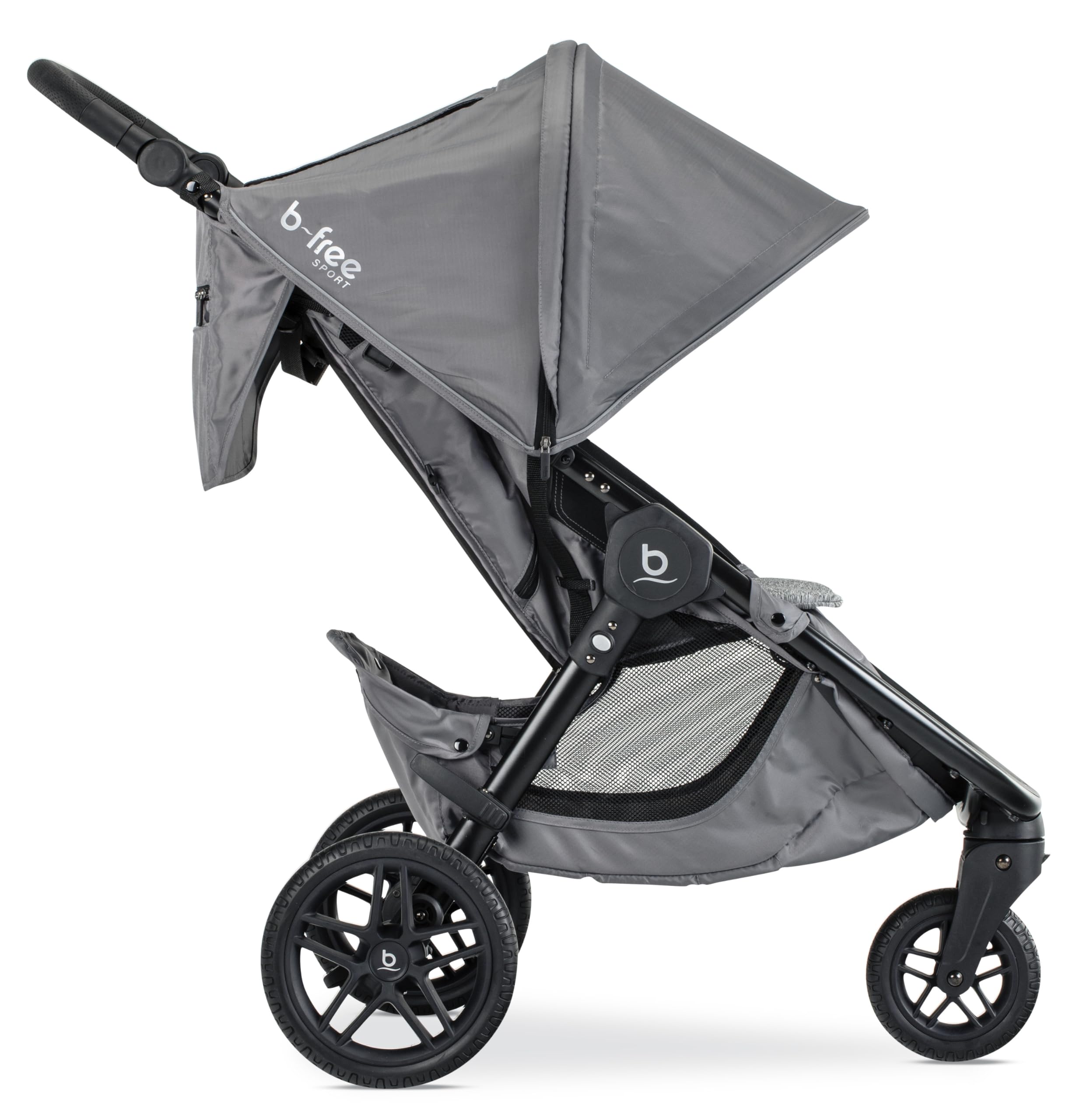 Britax B-Free Sport Stroller - Lightweight Compact Baby Stroller with All-Terrain Wheels, Adjustable Canopy & Reclining Seat for Newborns to Toddlers | Perfect for Jogging, Travel & Everyday Use