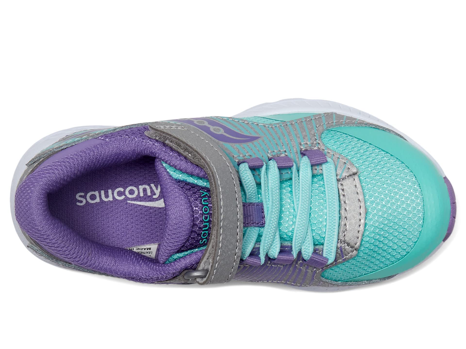 Saucony Velocer A/C Sneakers for Kids - Lightweight Running Shoes for Boys & Girls - Perfect for School, Sports & Daily Activities