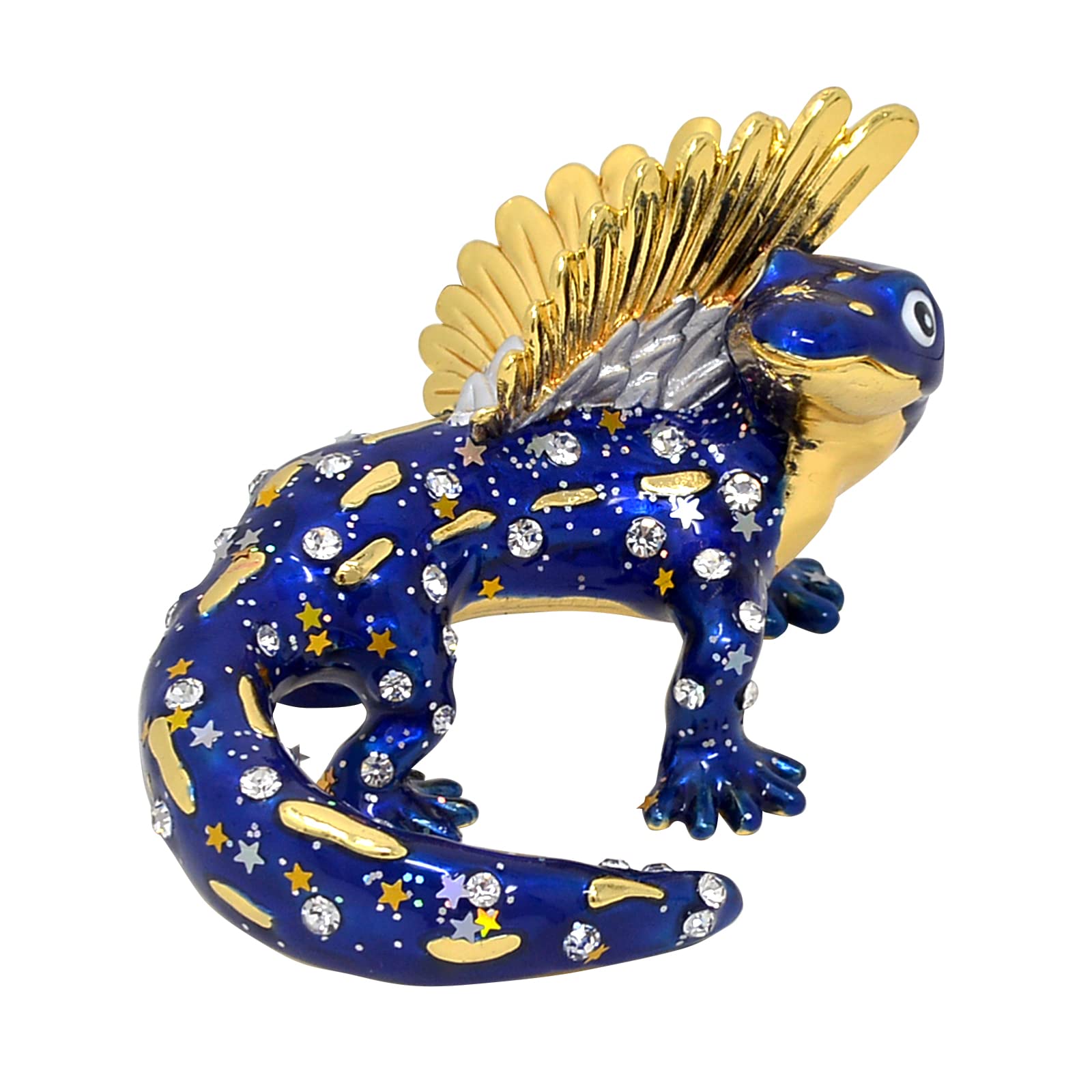 Feng Shui Sky Salamander Statue - Home & Office Decor for Good Luck & Prosperity | Perfect for Desk, Shelf, or Gift