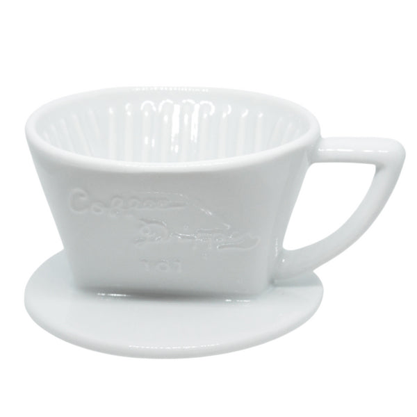 Premium Cafec Trapezoid Coffee Dripper - Japanese-Style Pour Over Brewer for Specialty Coffee - Perfect for Home Brewing, Office Use & Camping Trips