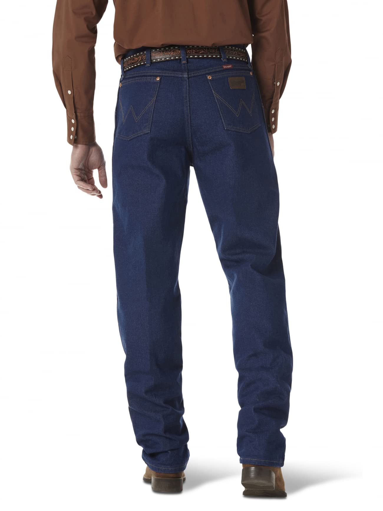 Wrangler Men's Cowboy Cut Relaxed Fit Jeans - Classic Denim Pants for Western Style & Comfort | Perfect for Ranch Work, Rodeo & Casual Wear