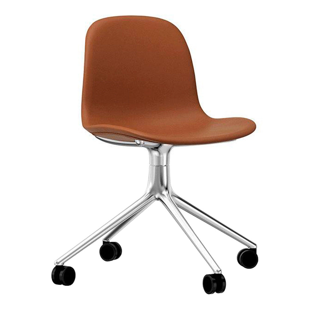 Ergonomic Form Chair with 4-Wheel Swivel Base & Comfortable Upholstery - Perfect for Office, Home Office, and Conference Room Use