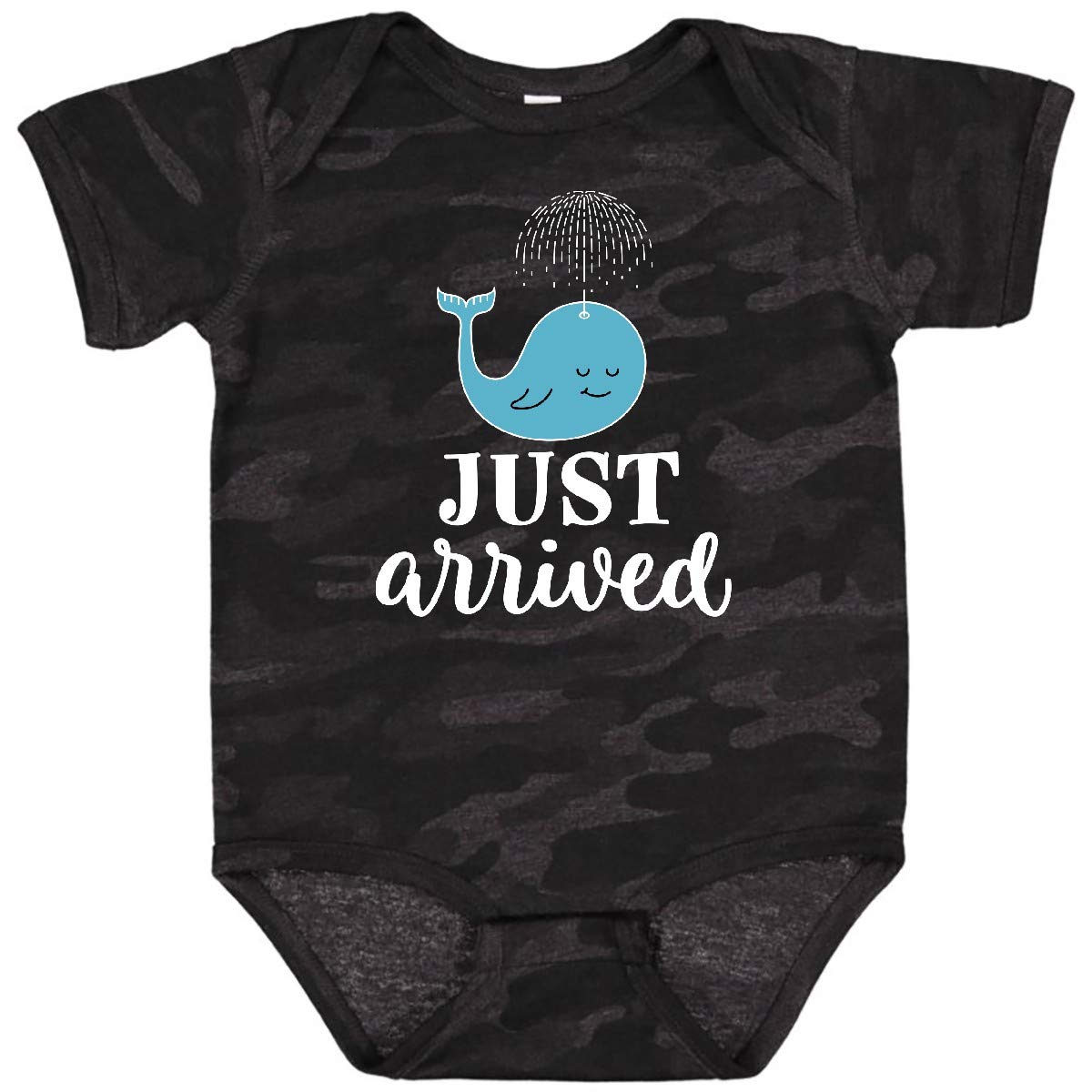 Inktastic Baby Boy Whale Baby Bodysuit - Cute Whale Print Onesie for Newborns & Infants - Perfect for Playtime, Photo Shoots & Everyday Wear