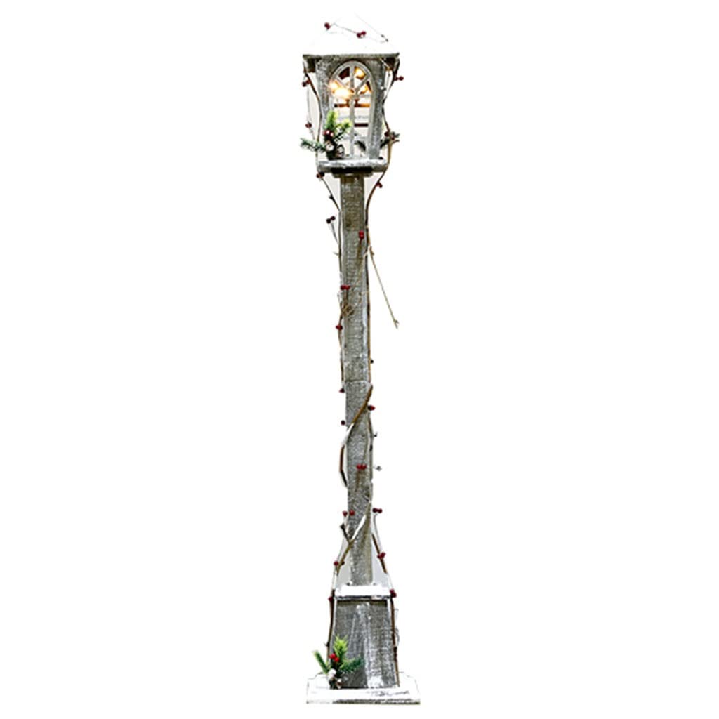 Mini Christmas Tree Street Lamp Decor - Gray 150x24cm Outdoor Decorative Lighting for Holiday, Garden, and Patio Decorations | Perfect for Christmas, Parties, and Festive Events