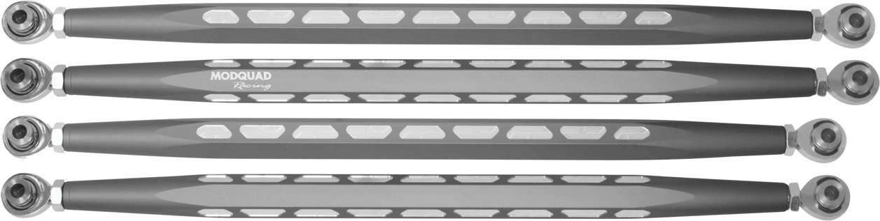 Modquad RADIUS RODS HEX GREY for Polaris RZR 1000 - Heavy Duty Suspension Upgrade Kit - Off-Road Performance Parts - Perfect for Trail Riding & Dune Bashing