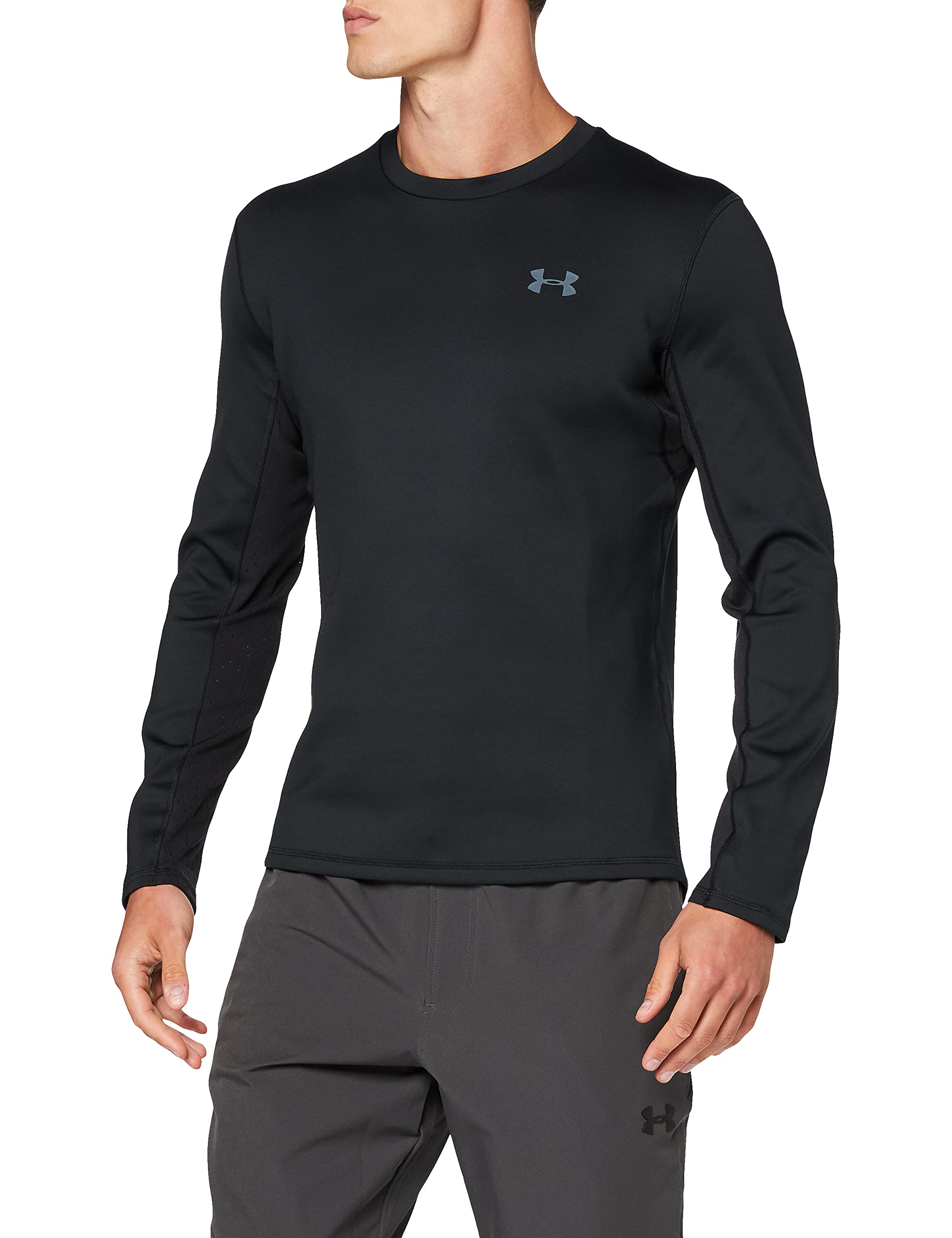 Under Armour UA Qualifier ColdGear Compression Shirt - Men's Thermal Base Layer for Cold Weather Workouts, Running & Outdoor Sports