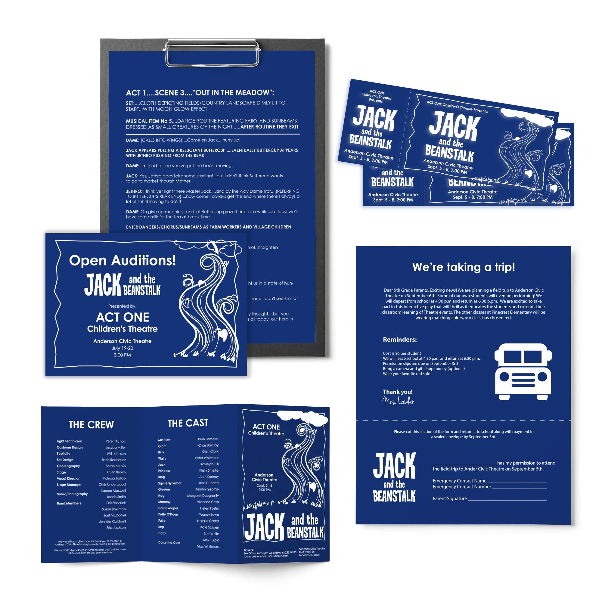 Astrobrights® Blast-Off Blue Colored Paper - 8.5