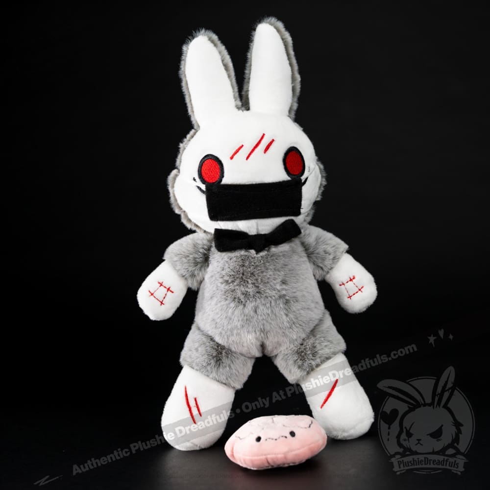 Plushie Dreadfuls OCD Rabbit - Soft Stuffed Animal Toy for Anxiety Relief, Mental Health Awareness & Comfort - Perfect for Therapy, Gifts, and Emotional Support