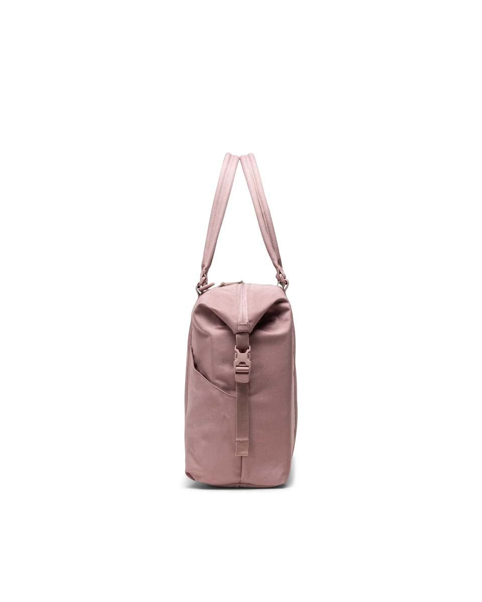 Herschel Strand Duffle Diaper Bag for Baby Essentials - Waterproof & Stylish Travel Organizer (Ash Rose) | Perfect for Parents, Daycare & Family Outings
