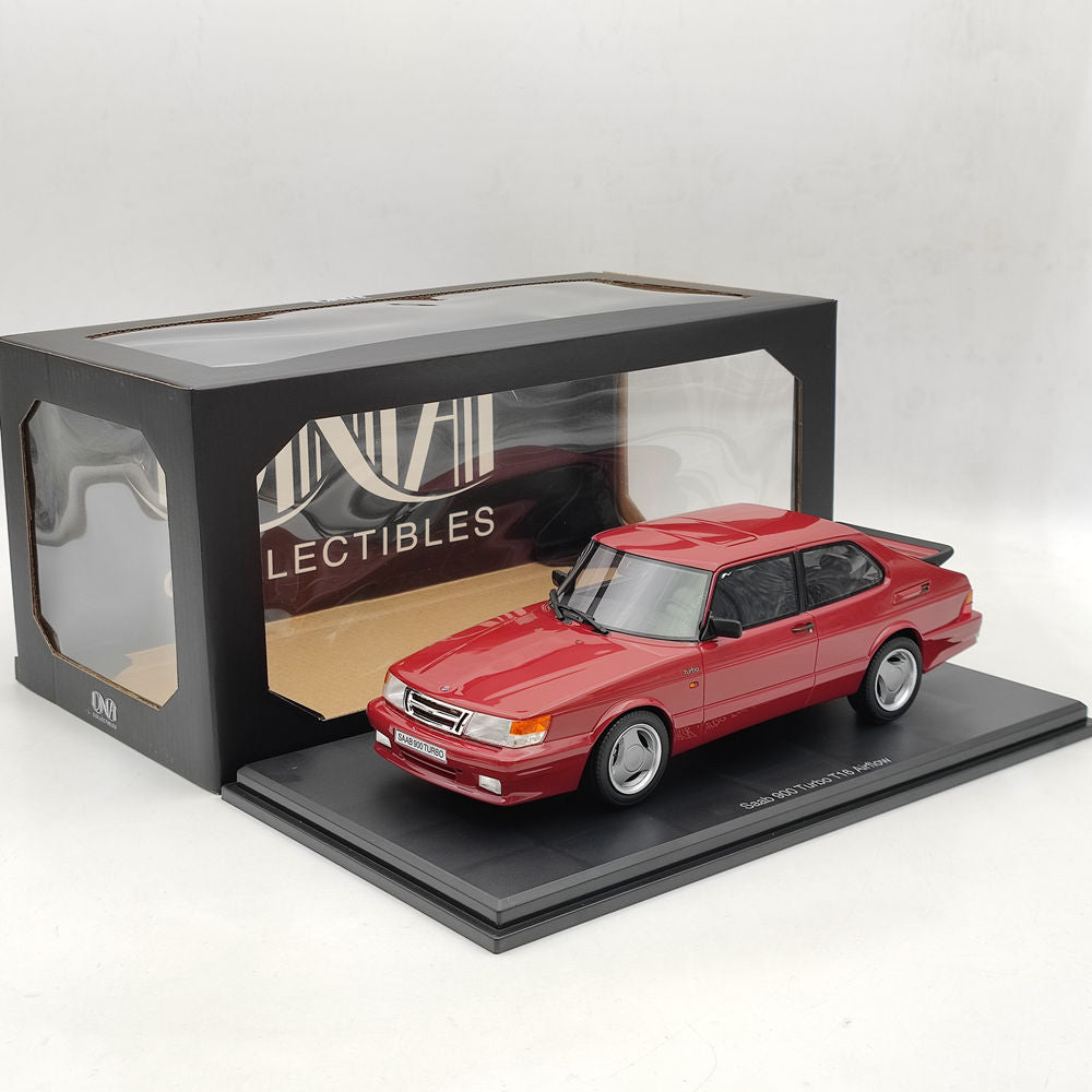 1/18 Scale Saab 900 Turbo T16 Airflow Red Resin Model Car - DNA Collectibles DNA000112 - Perfect for Car Enthusiasts, Collectors & Home/Office Display