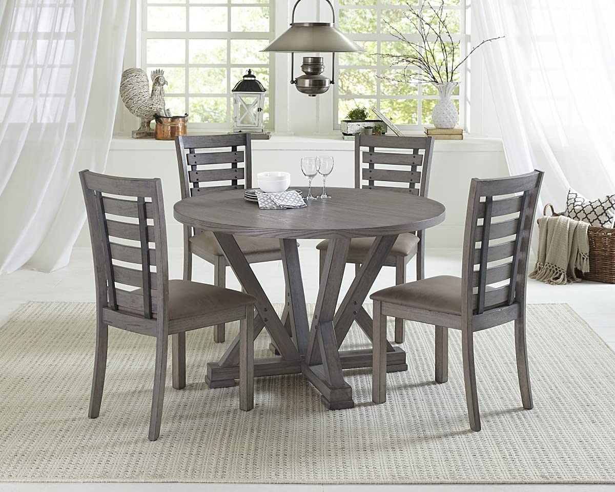 Progressive Furniture Round Dining Table Top - 42 Inch Modern Wooden Table Top for Kitchen, Dining Room & Outdoor Entertaining