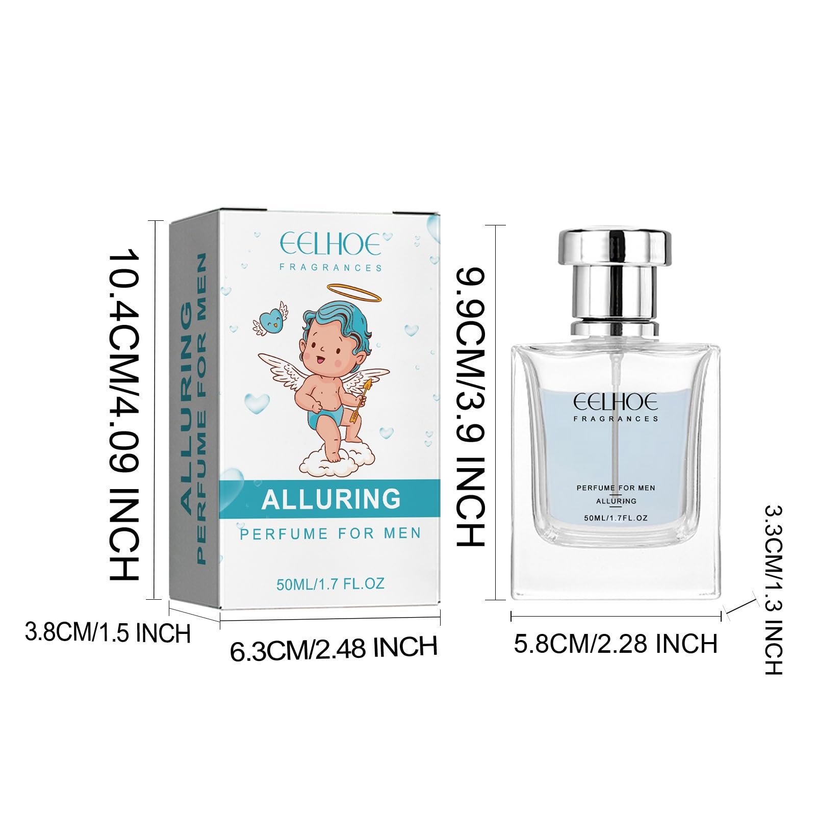Best Men's Cologne for Long Lasting Romance - 50ml Hypnotic Blue Fragrance | Perfect for Date Nights, Special Occasions & Daily Confidence Boost