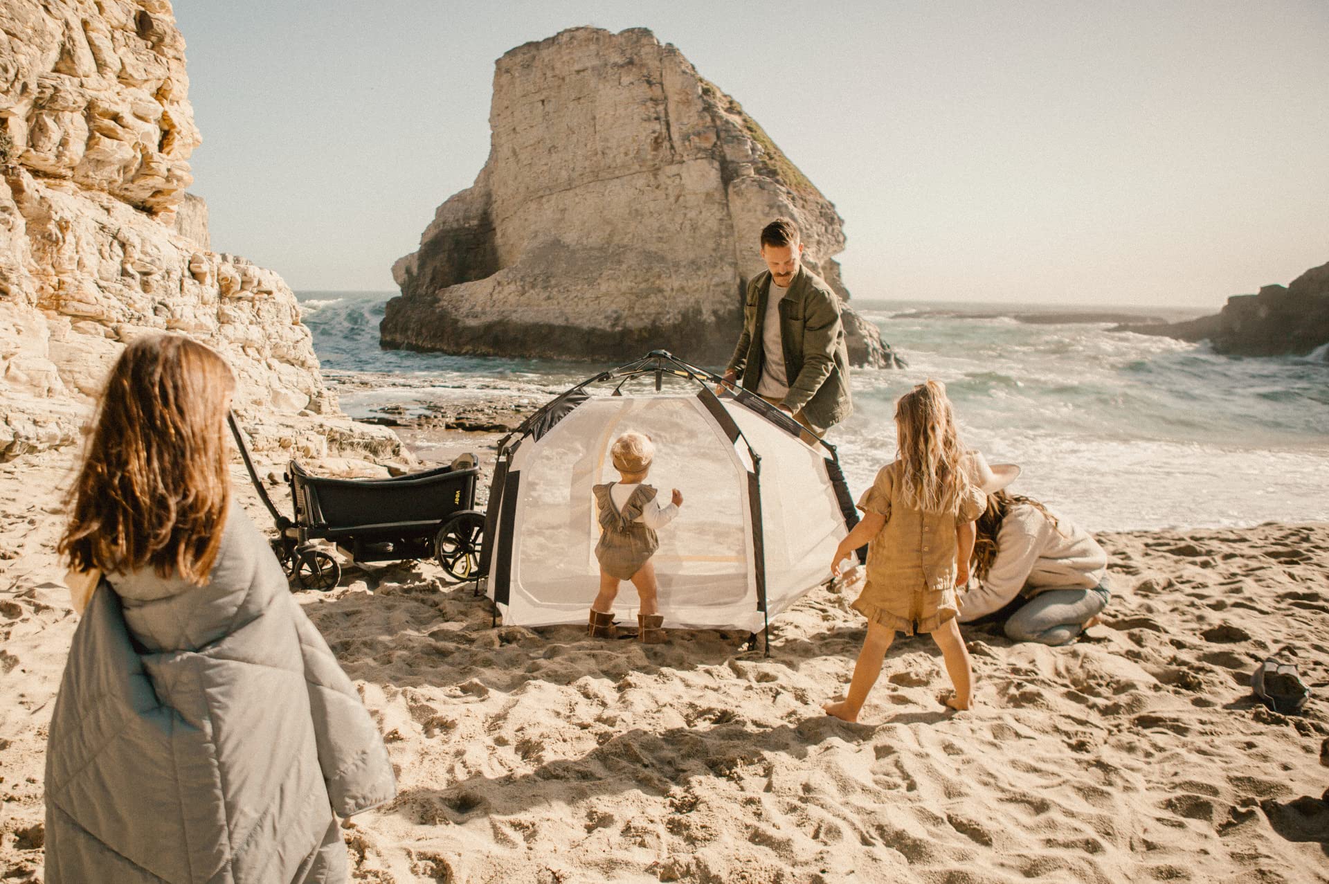 Veer Basecamp - JPMA Certified Portable Baby Playpen for Toddlers & Kids | Indoor & Outdoor Pop-Up Play Yard with Shade Canopy | Bug-Proof Design | Safety Certified Playard for Home, Travel & Backyard Adventures