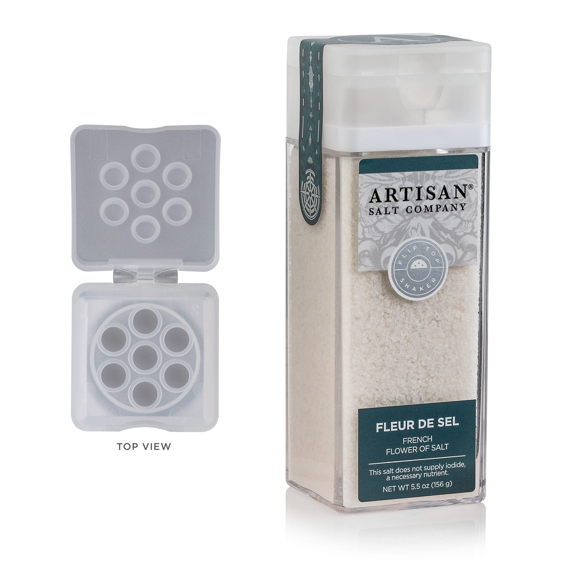 Premium SaltWorks French Fleur de Sel - Natural Gourmet Sea Salt for Cooking, Baking & Finishing Dishes - Perfect for Steak, Seafood & Desserts