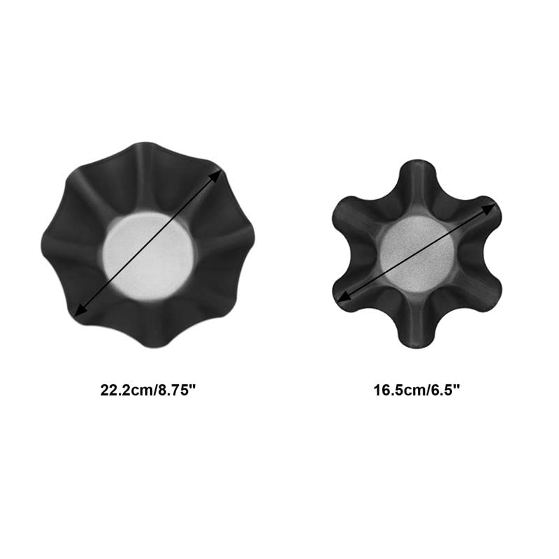 RUVINCE Nonstick Taco Bowl Maker - 6-Pack Large Tortilla Shell Mold for Perfect Taco Bowls & Salad Shells | Home Cooking, Party Entertaining & Mexican Food Night