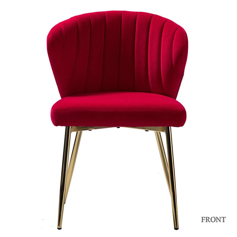 Luxury Aruna Velvet Upholstered Accent Chair - Soft Velvet Fabric, Comfortable Seating for Living Room, Bedroom, or Office - Elegant Home Decor & Stylish Furniture