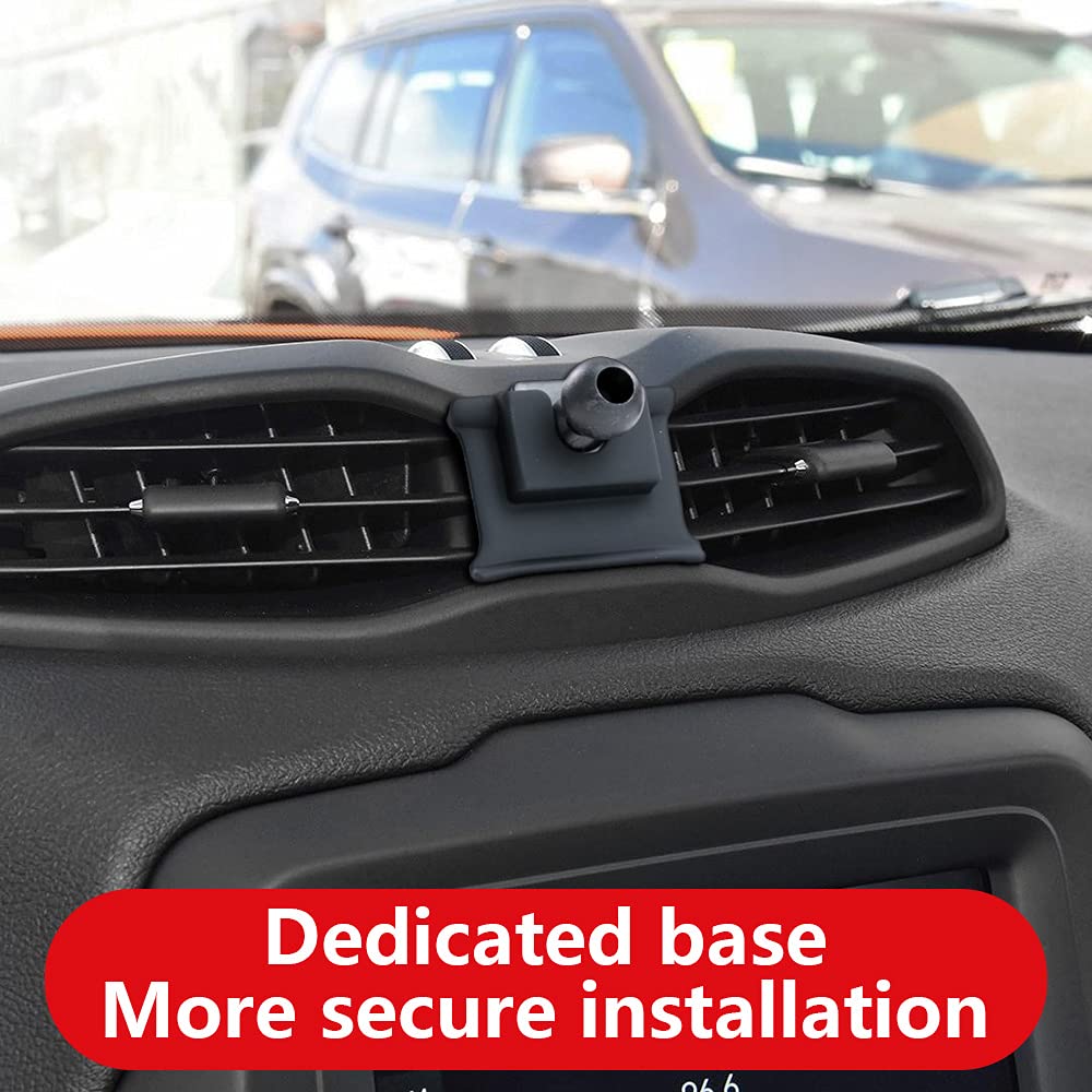 Universal Car Phone Holder Mount for 2015-2024 Jeep Renegade SUV - Dashboard & Air Vent Compatible - Anti-Slip Grip & 360° Rotation - Perfect for GPS Navigation, Hands-Free Calling & Road Trips