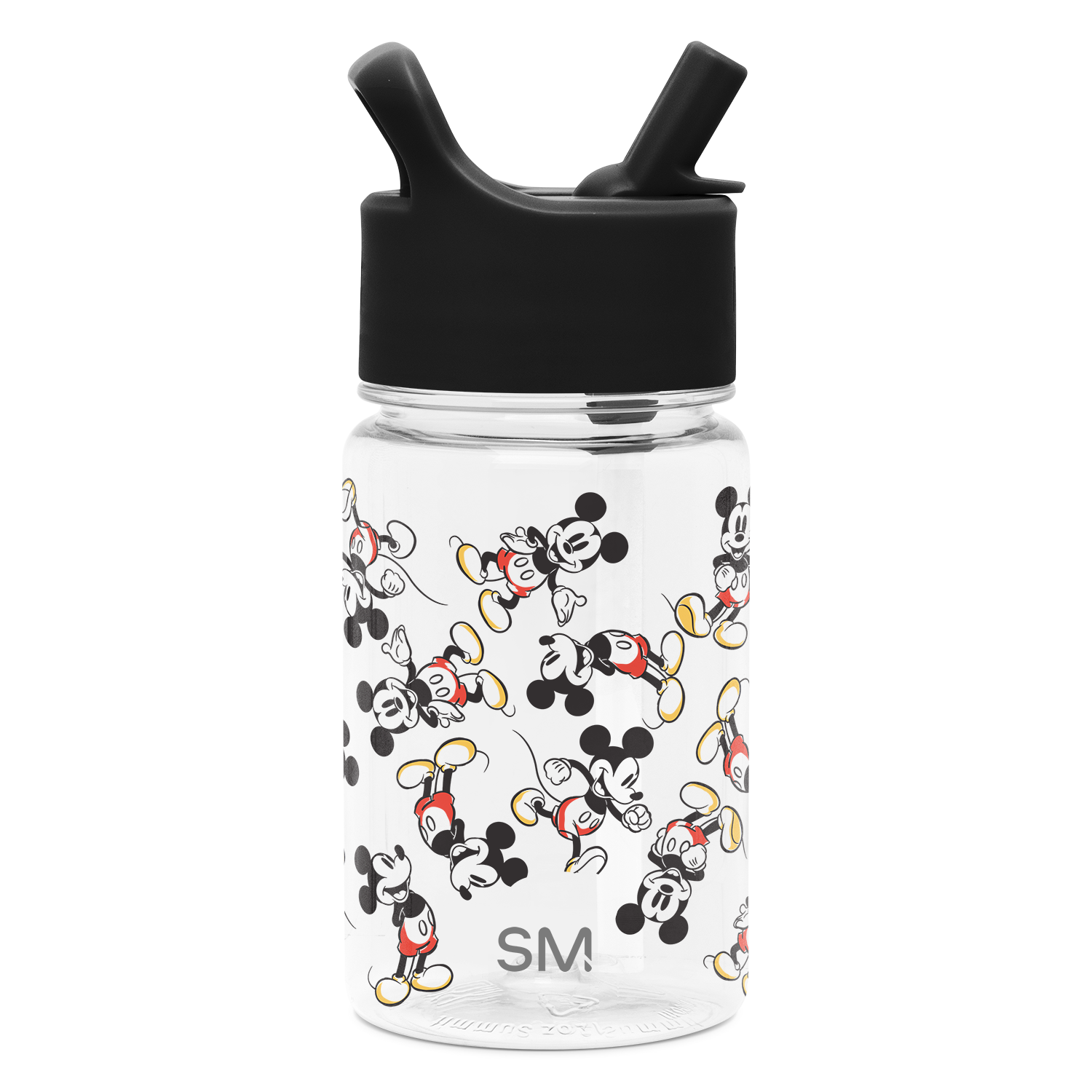 Summit Kids Plastic Water Bottle with Straw Lid - BPA Free Leak Proof Water Bottle for School, Sports & Outdoor Activities - Ideal for Boys and Girls Ages 5-12