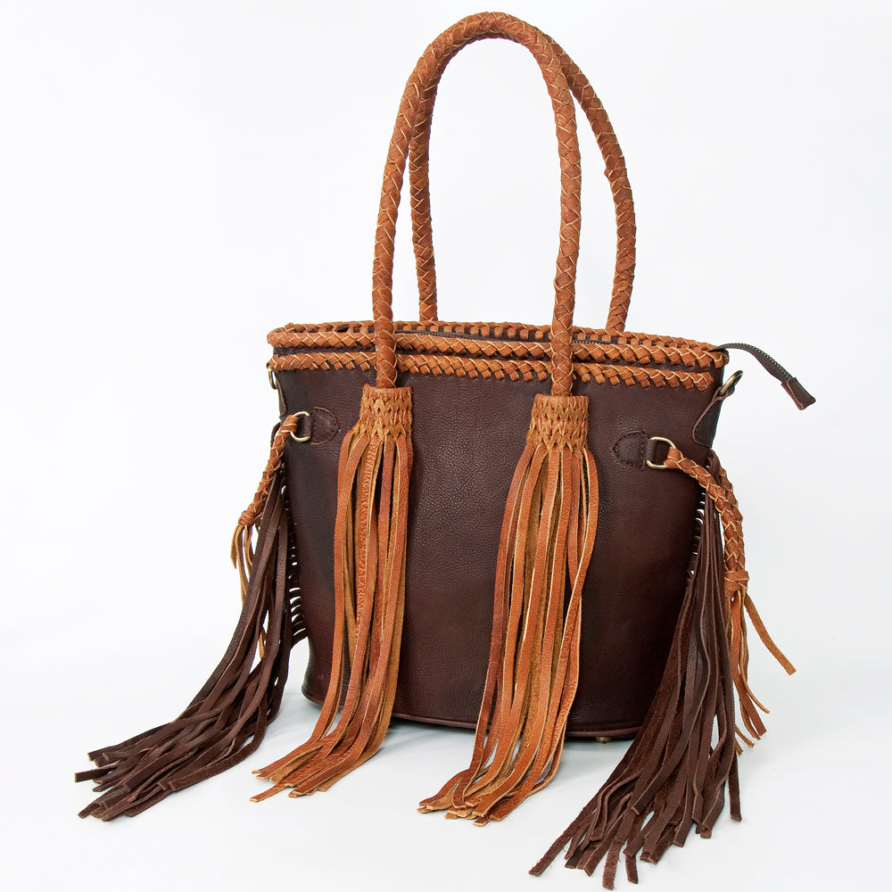 American Darling ADBGD147A Genuine Leather Women's Tote Bag - Western Style Handbag Purse for Work, Travel & Everyday Use