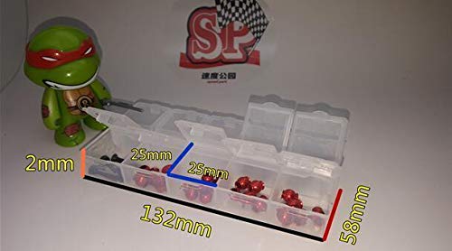 G-Wolves RC Screw Repair Parts Storage Box for Airplane Helicopter Car Boat - Large Size for Easy Organization