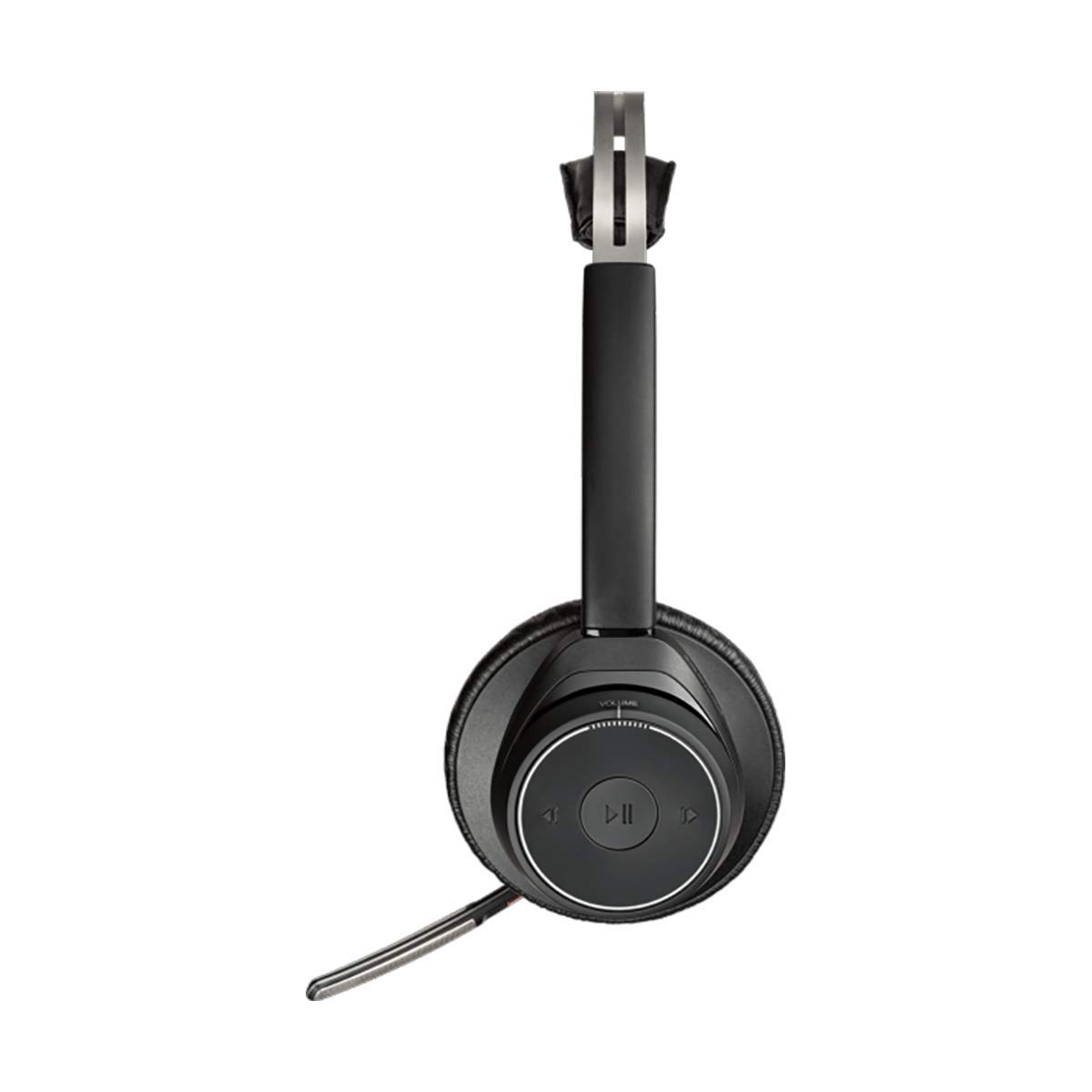 Plantronics Voyager Focus UC Stereo Bluetooth Headset with Active Noise Canceling (ANC) - Wireless Headphones for Office, Call Center & Remote Work - Noise Cancelling Mic for Clear Calls