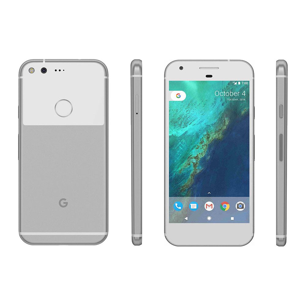 Google Pixel XL 128GB Very Silver Unlocked Smartphone - Compatible with CDMA & GSM Networks - Perfect for Travel, Work & High-Performance Mobile Use