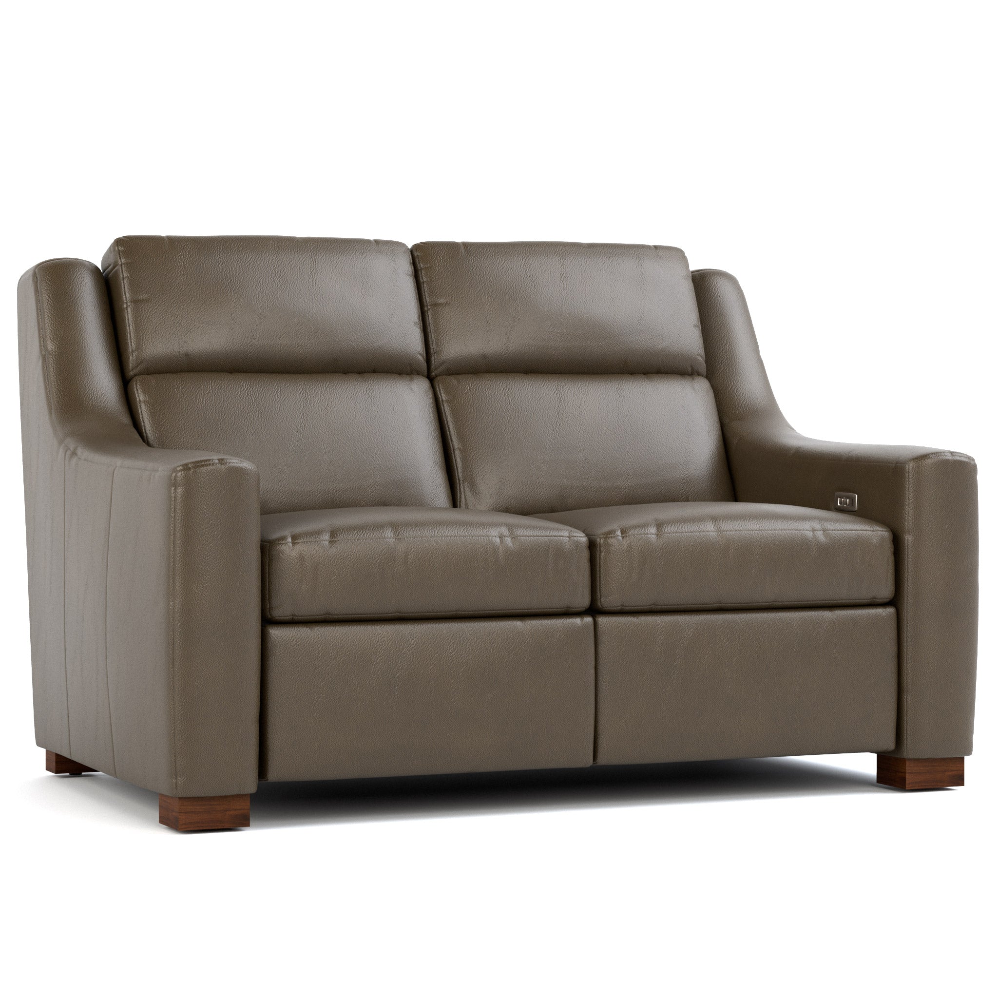Hawley Power Motion Loveseat - Electric Reclining Sofa with USB Charging & Cup Holders, Perfect for Living Room, Home Theater, and Small Spaces