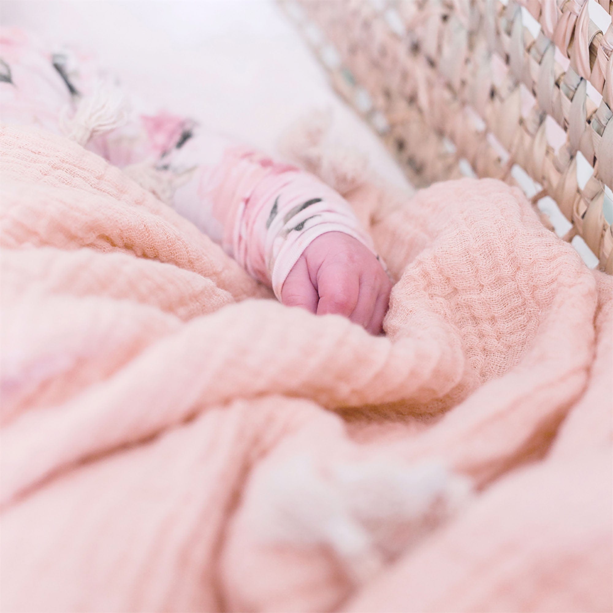 6-Layer Muslin Baby Blanket by Crane - Soft, Breathable & Lightweight for Swaddling, Nursing & Stroller Use