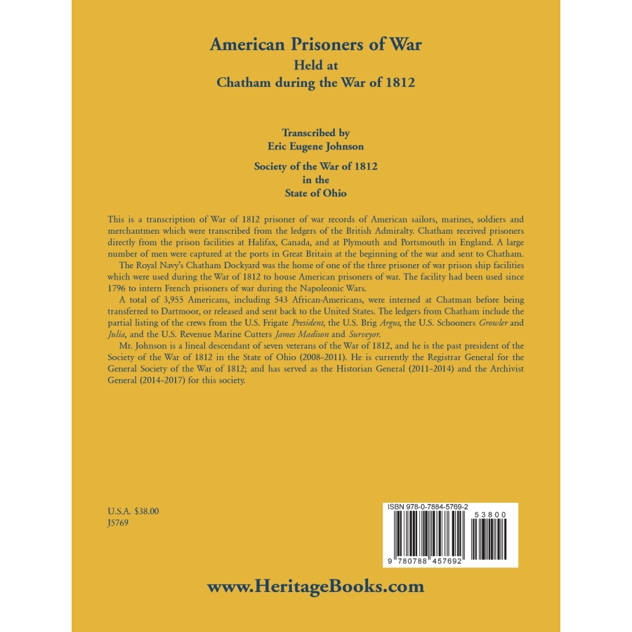 American POWs in Chatham: War of 1812 Prisoner Stories & Historical Accounts | Military History Research & Education