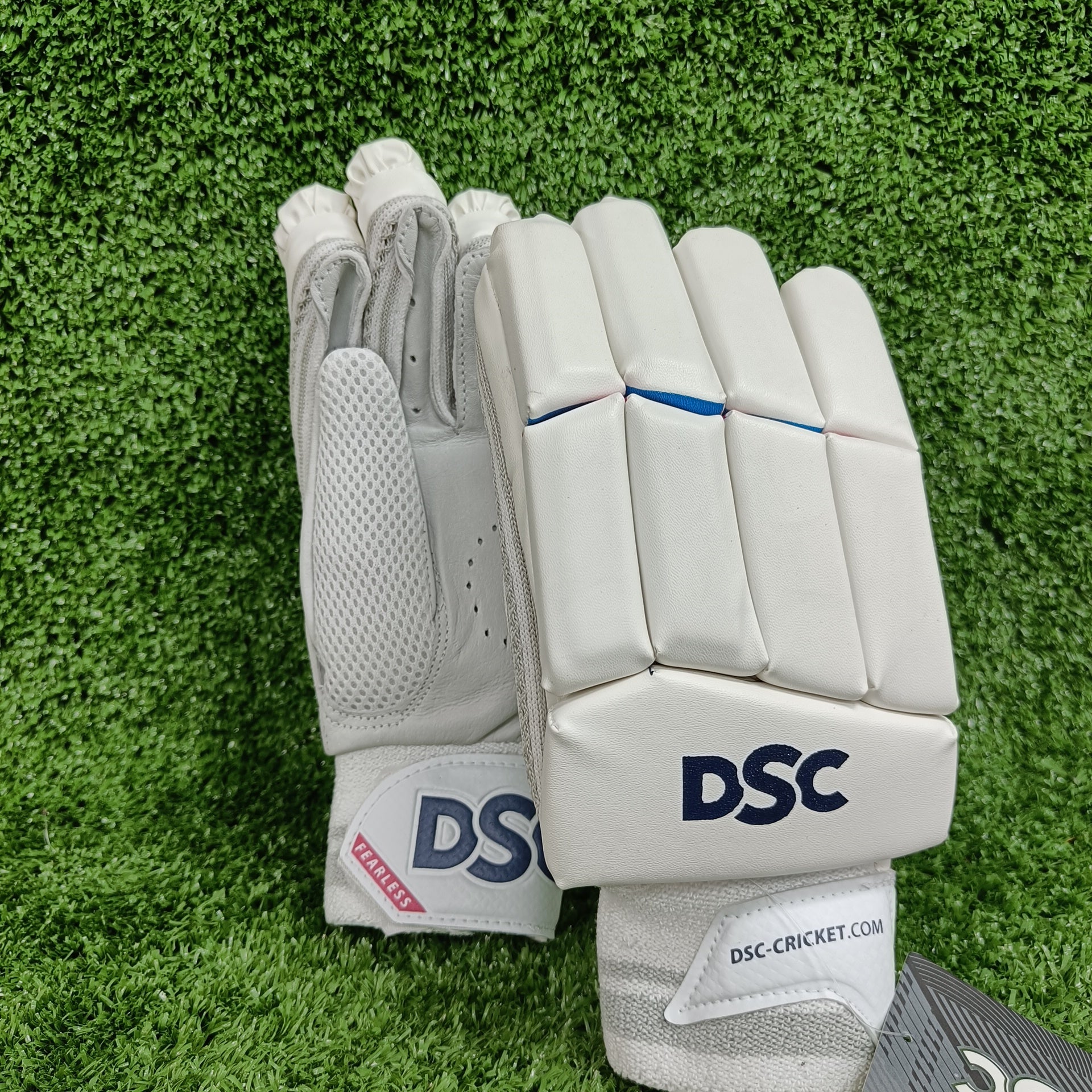 DSC Intense Junior Youth Cricket Batting Gloves - Lightweight Protective Gear for Young Players - Perfect for Practice, Matches & Training Sessions