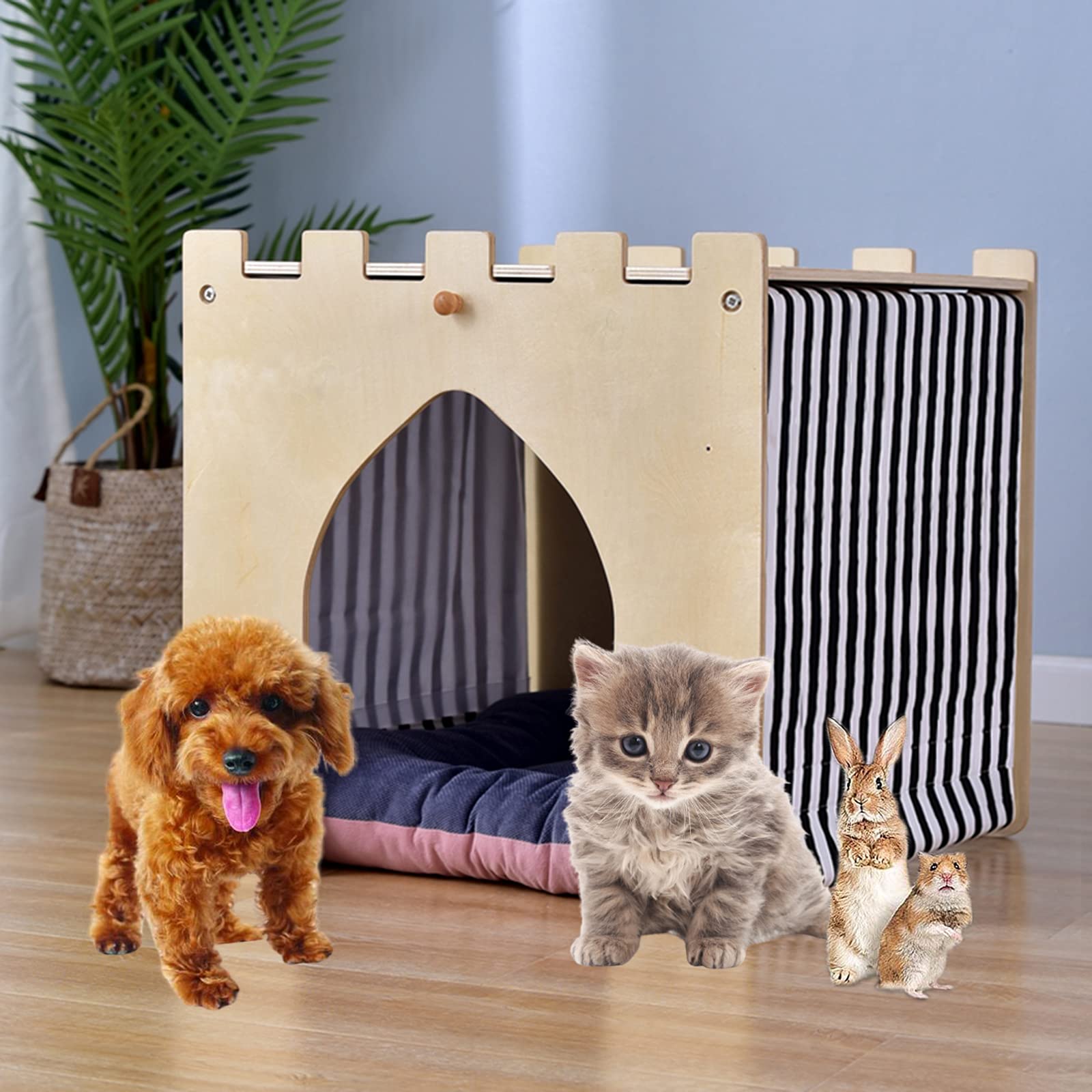 Cozy Puppy House for Small Dogs & Cats - Indoor Pet Lounge, Kennel, Dog Cave Bed - All-Season Comfort for Small & Medium Pets - Perfect for Living Rooms, Bedrooms & Outdoor Use
