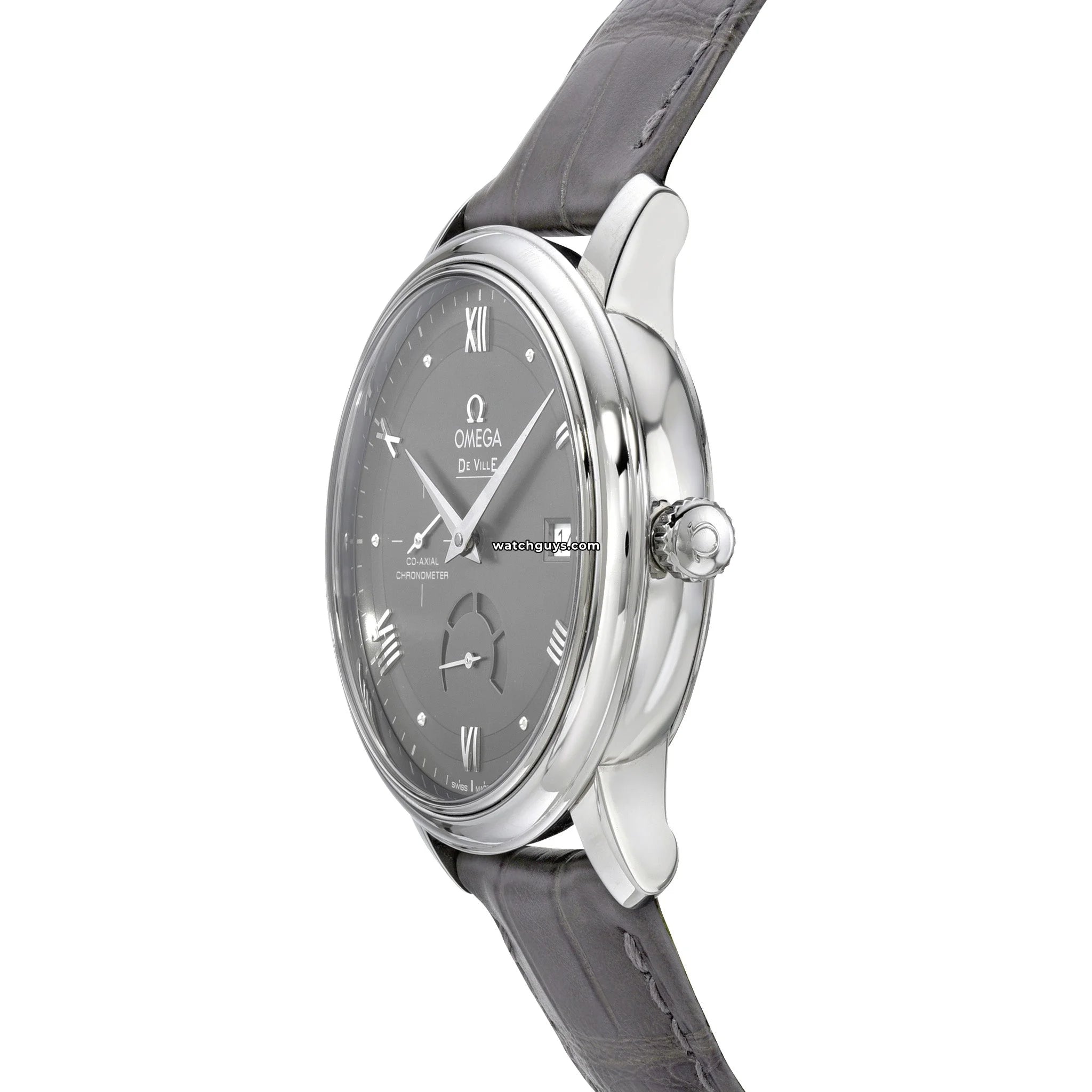 Omega De Ville Prestige 424.13.40.21.06.001 Men's Luxury Watch - Swiss Automatic Movement, Silver Dial, Stainless Steel Case - Perfect for Business, Formal Events & Gifts