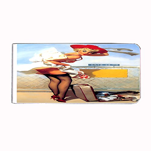 Vintage Retro Sexy Bridesmaid Party Money Clip with Pin Up Girl Design - Perfect for Bachelorette Parties, Wedding Gifts & Vintage Lovers