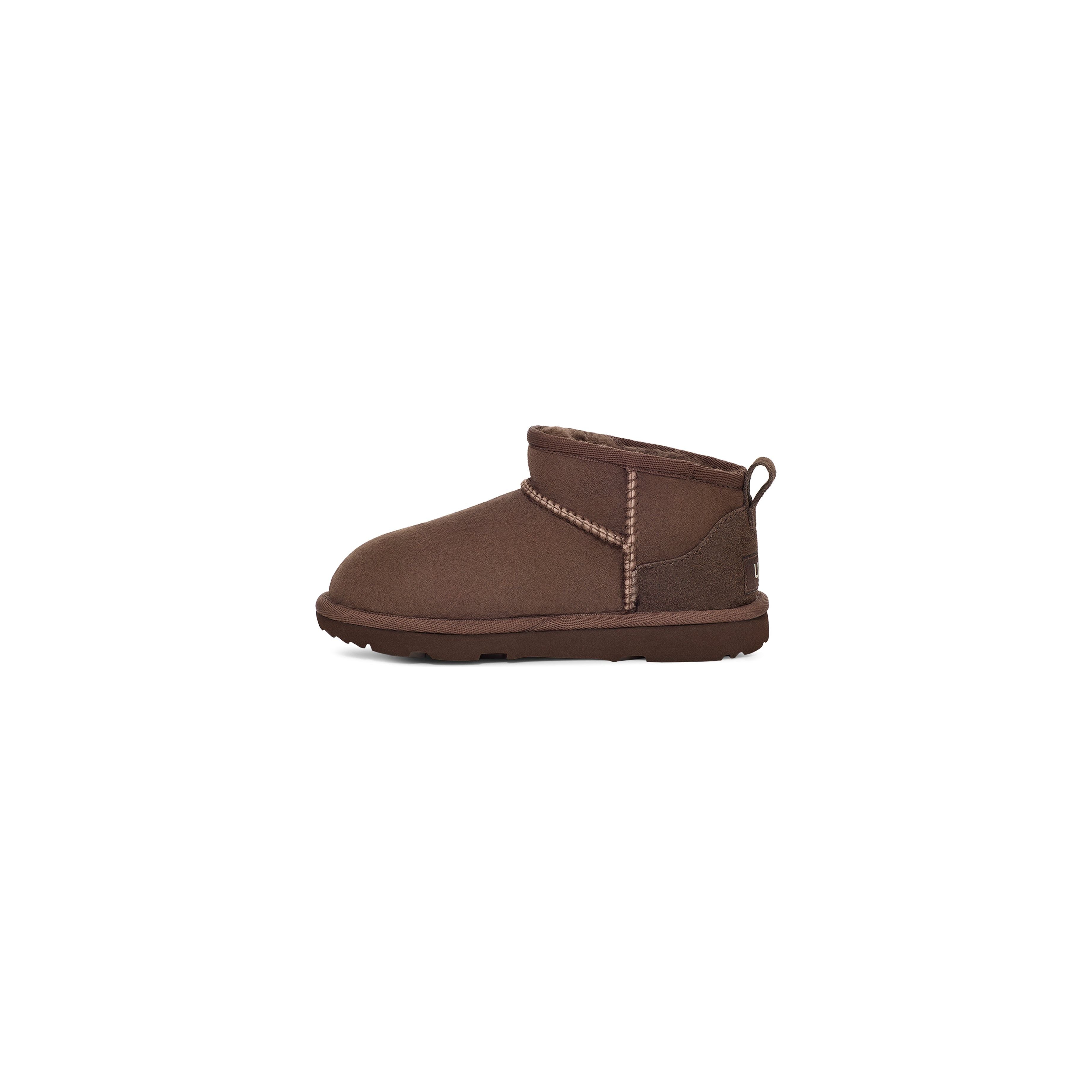 UGG Kid's Classic Ultra Mini Boots in Burnt Cedar - Warm & Comfortable Winter Boots for Girls & Boys - Perfect for Snow, School & Outdoor Play