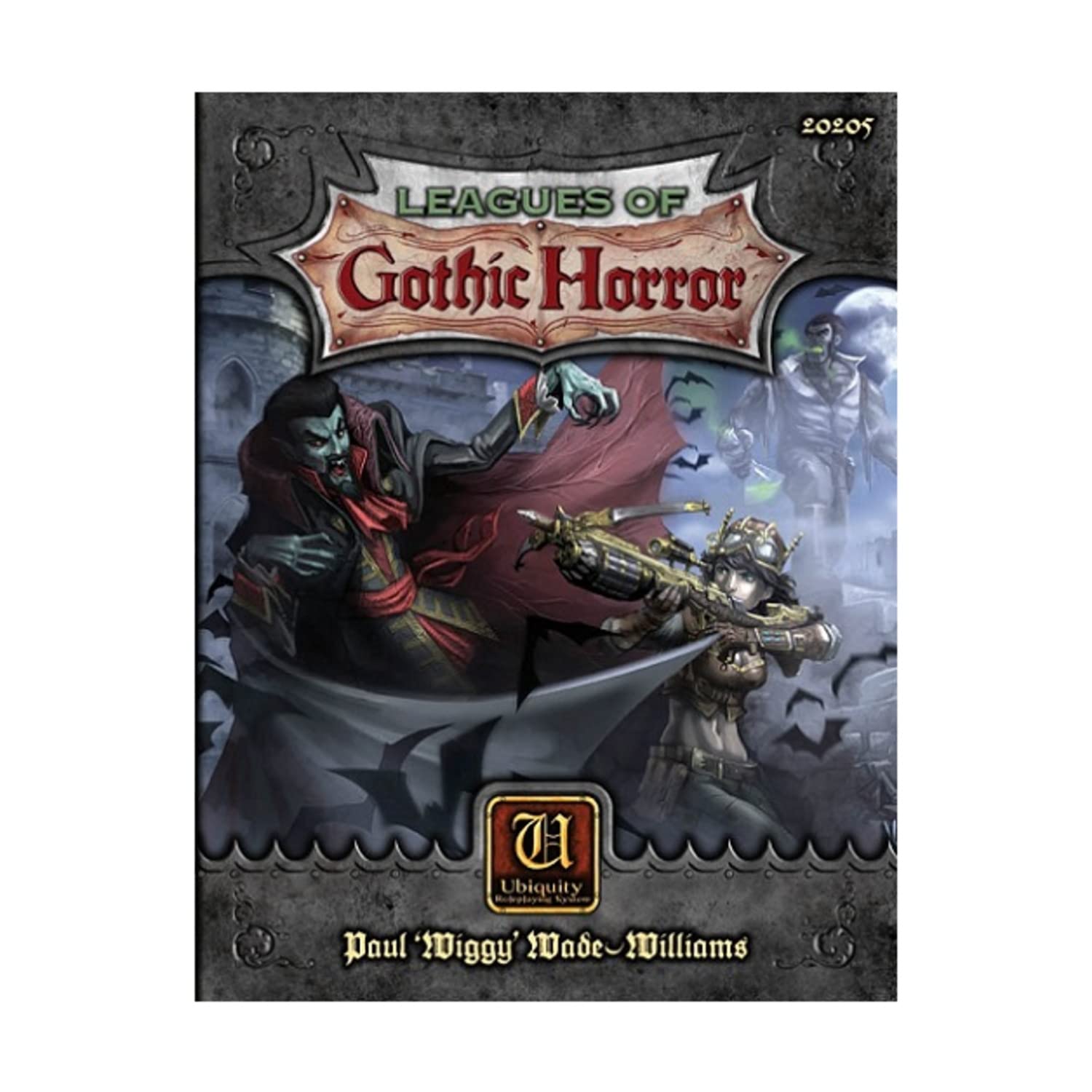 Leagues of Gothic Horror Board Game - Ubiquity RPG System (TAG20205) | Perfect for Horror-Themed Game Nights & Role-Playing Adventures