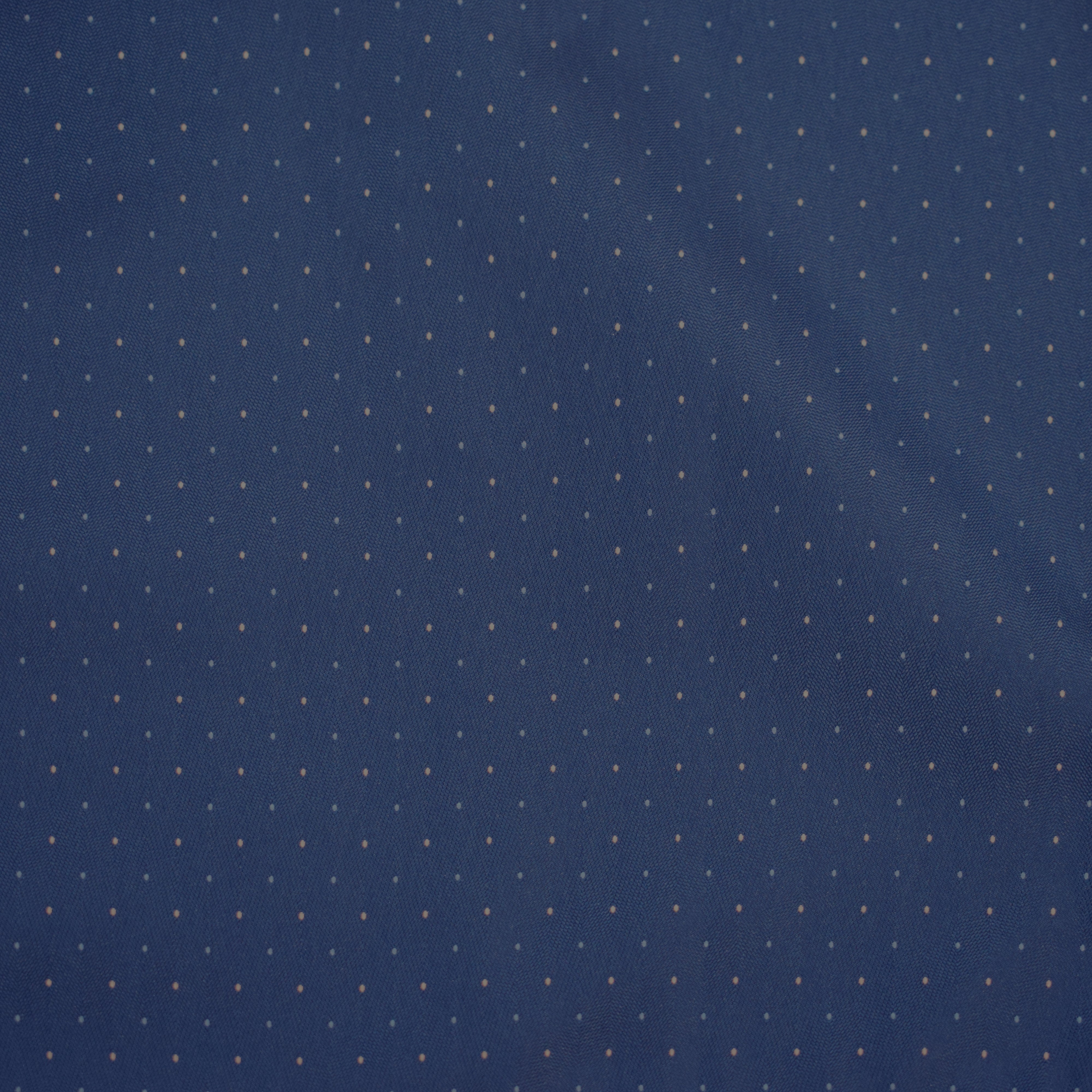 Premium Men's Neck Tie - Poseidon Blue Micro Polkadot Pattern Silk Tie for Business, Wedding & Formal Occasions | Office Wear & Special Events Accessory