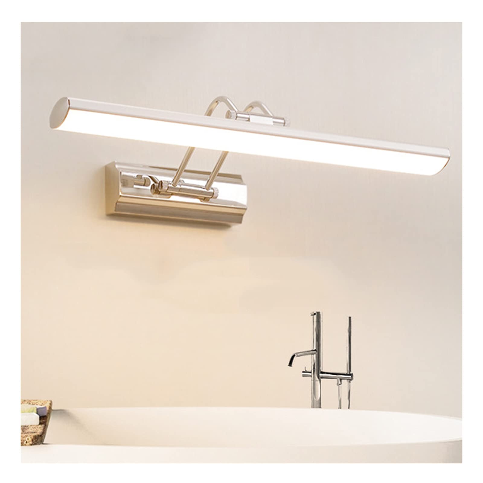 Modern Vanity Lighting 42cm LED Mirror Front Light - Waterproof Bathroom Makeup Light, European Style Dressing Table Lamp for Bedroom, Hotel & Home Decor - Perfect for Makeup, Shaving & Grooming