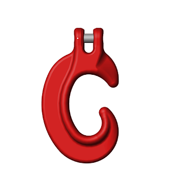 Grade 80 Clevis C Hook - Heavy Duty Lifting Hook for Rigging, Towing & Construction - Perfect for Industrial Use, Marine Applications & Off-Road Recovery