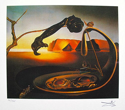 Salvador Dali The Sublime Moment Giclee Print - Signed & Numbered Facsimile Art Reproduction (11x12.5 Inches) - Premium Wall Decor for Living Room, Office & Gallery Display
