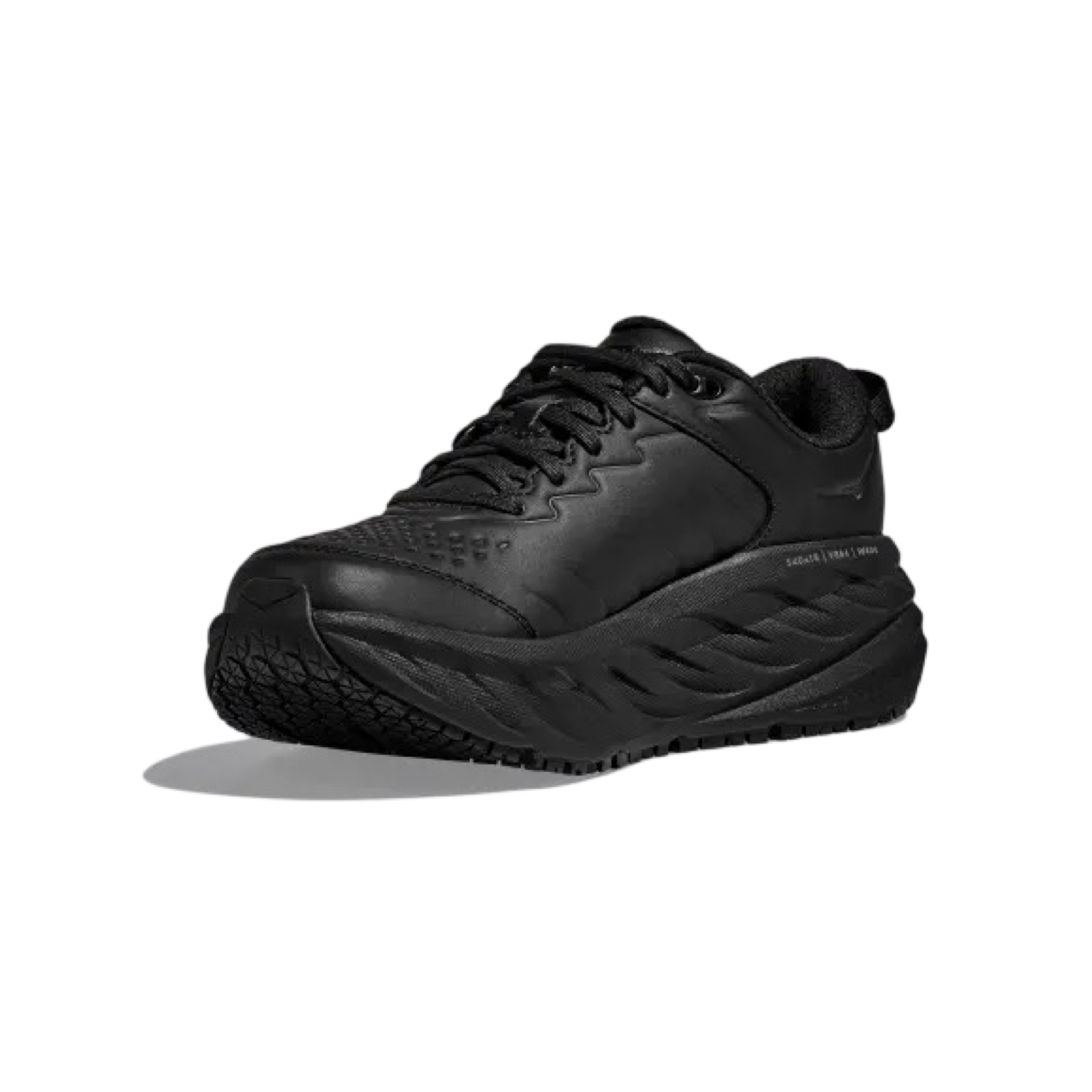 Hoka Bondi SR Men's Running Shoes - Black | Slip-Resistant & Cushioned for Work, Walking & All-Day Comfort