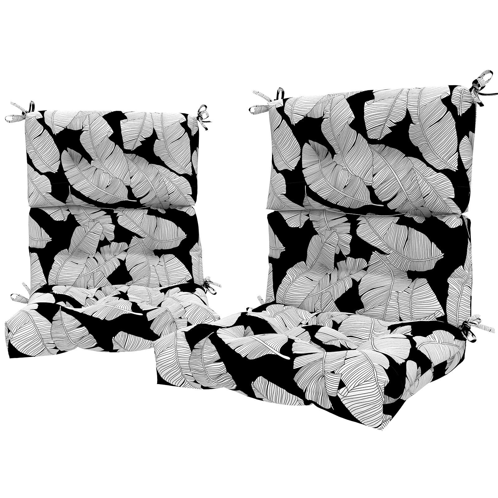 Premium Outdoor Seat & Back Cushion Set (44