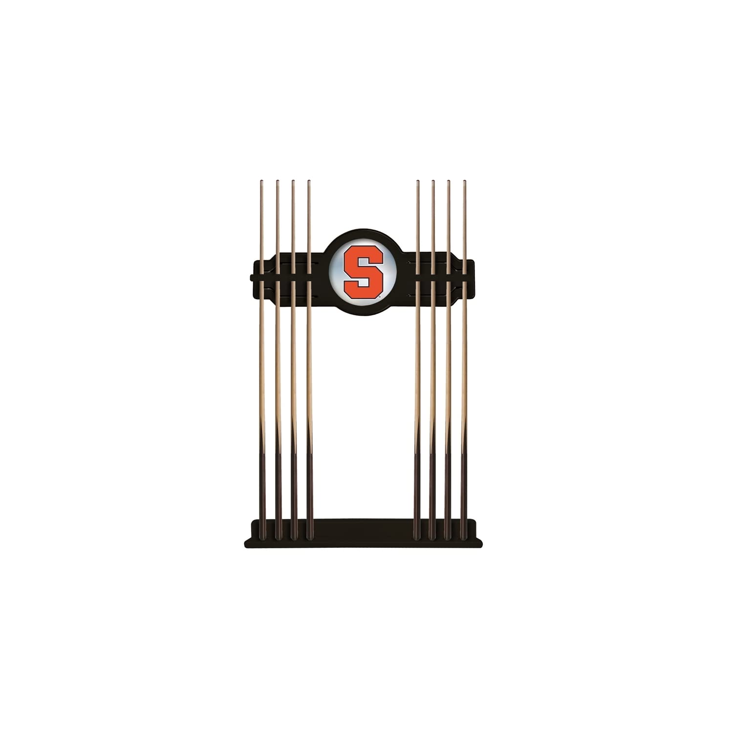 Premium Black Syracuse Cue Rack by Holland Bar Stool - Stylish Billiard Accessory for Game Rooms, Bars & Man Caves - Perfect for Pool Table Organization & Display