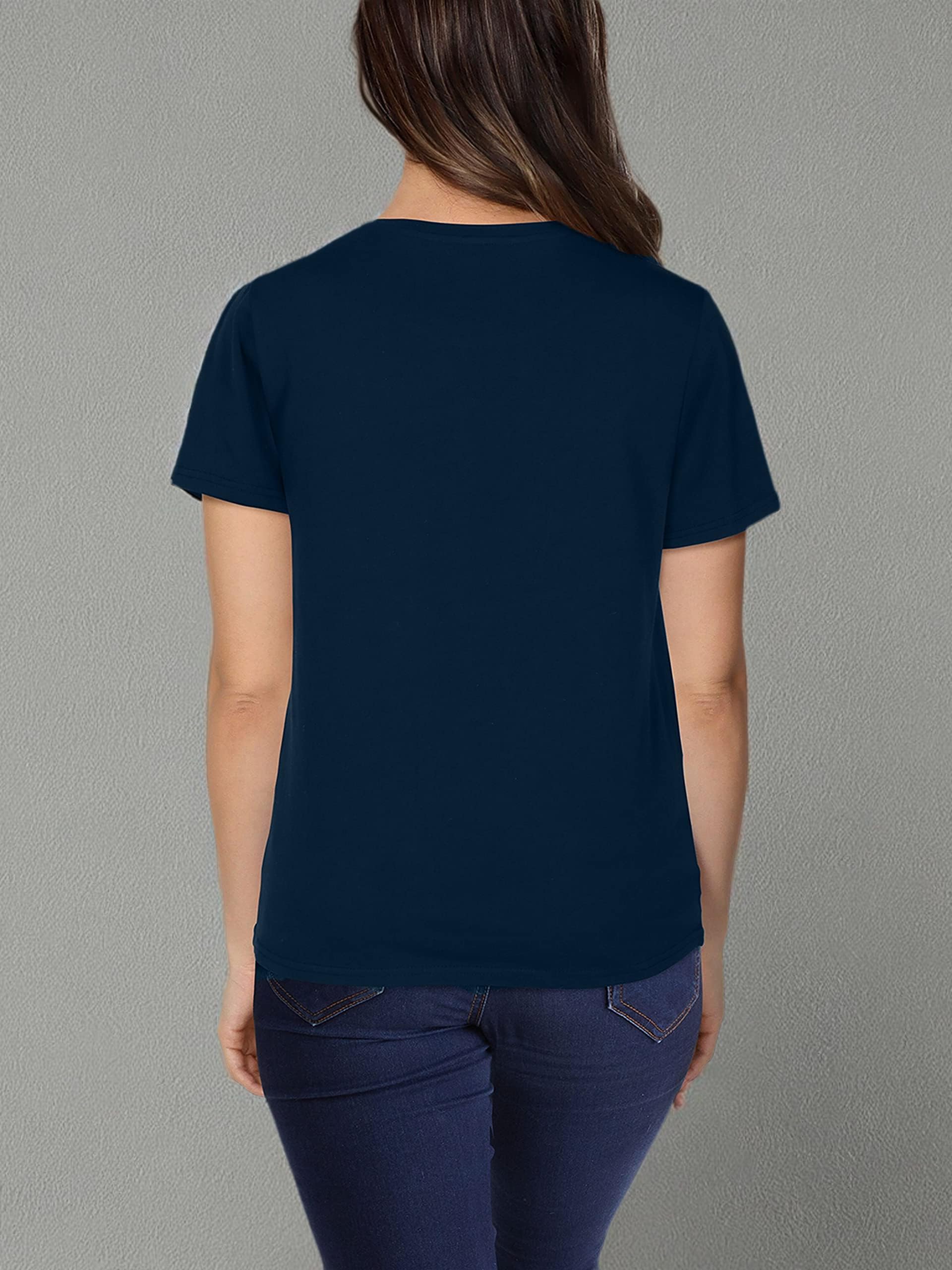 Fruit of the Loom Women's Pima Cotton Short Sleeve T-Shirt - Soft & Comfortable Crew Neck Tee for Casual Wear, Layering & Everyday Outfits