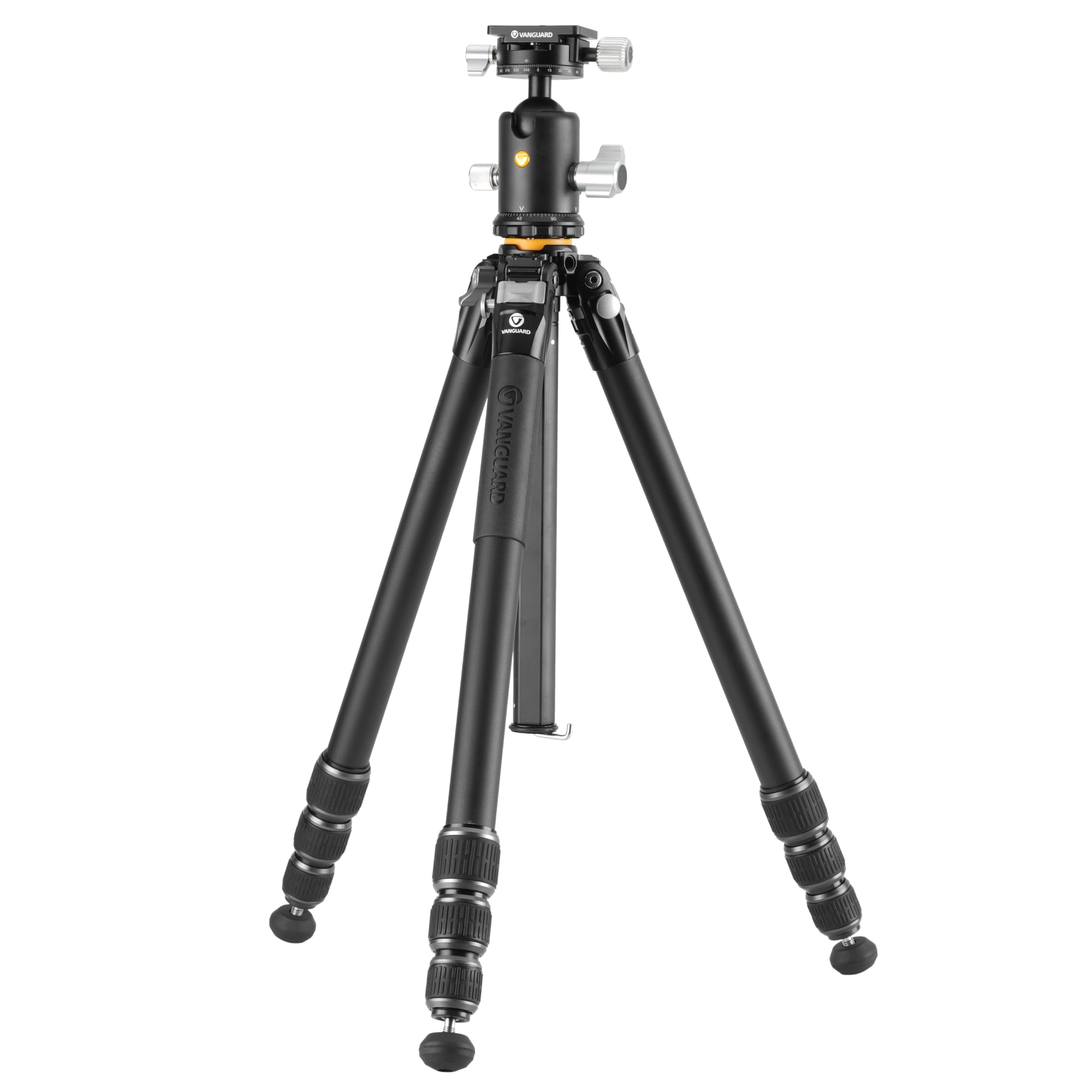 VEO 5 304AB 250S Aluminum Tripod with Dual Axis Ball Head - Professional Camera & Smartphone Stand for Photography, Vlogging, and Travel - Lightweight & Adjustable for Outdoor and Indoor Use