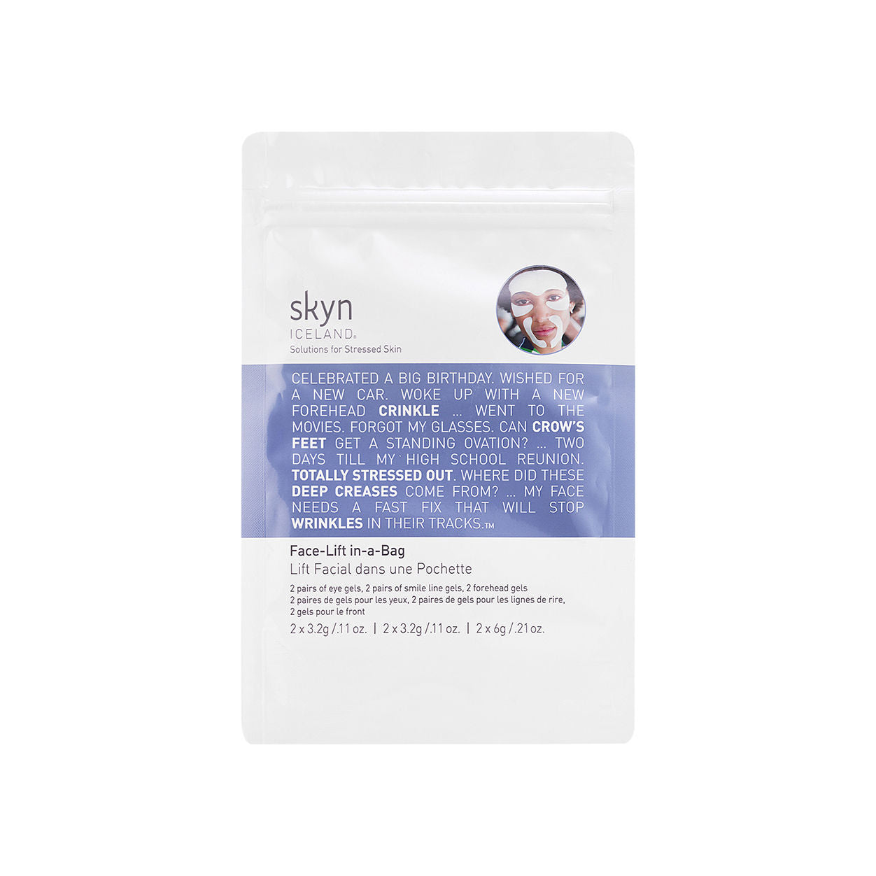 Face Lift in A Bag - Instant Facial Tightening & Lifting Mask for Youthful Skin | At-Home Beauty Treatment for Wrinkles & Fine Lines