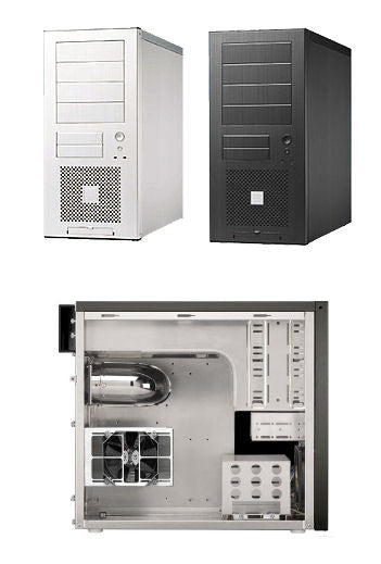 Lian Li PC-60 Plus II Mid Tower Computer Case - Premium Aluminum ATX Case in Silver | Perfect for Gaming PC Builds & High-Performance Workstations