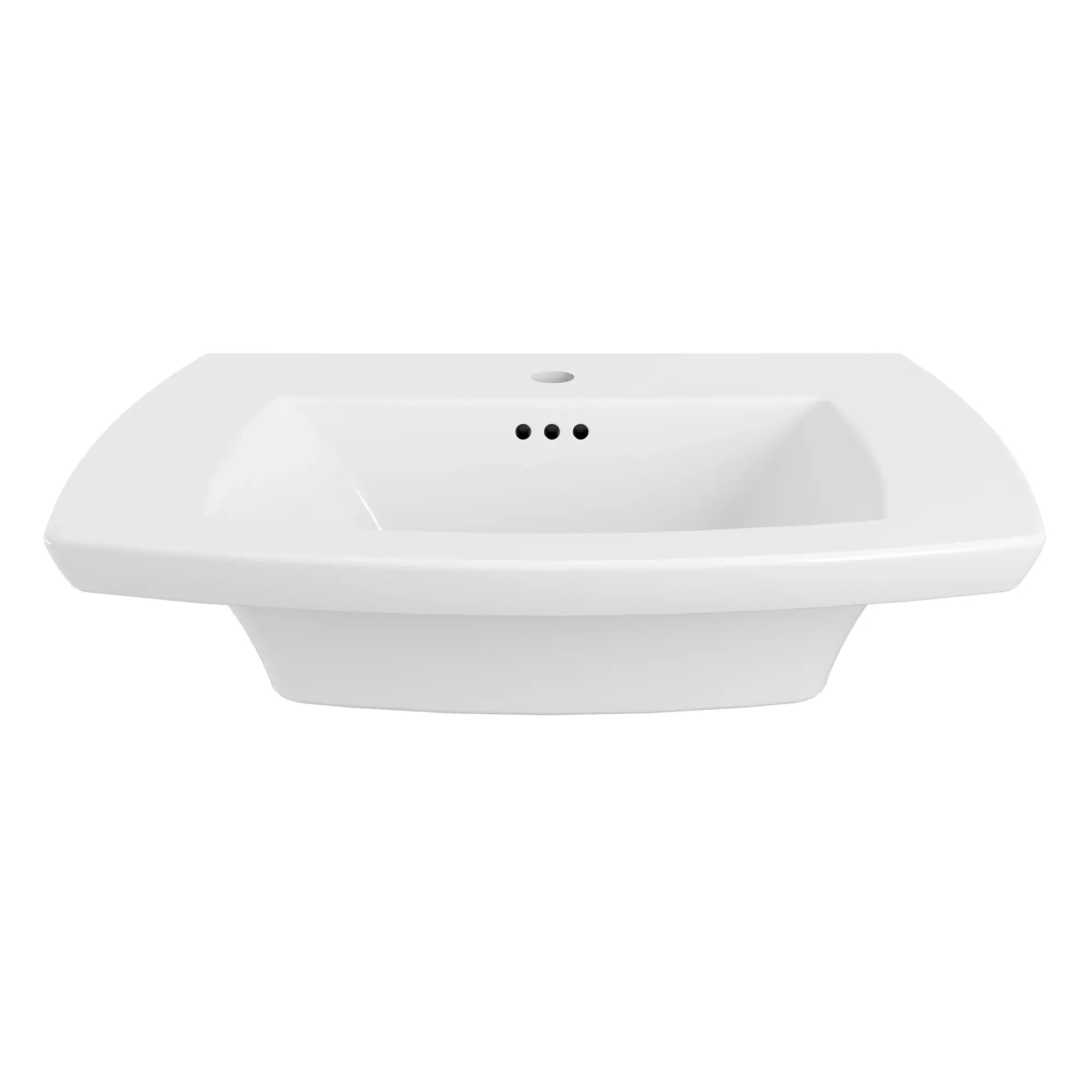 Edgemere Console Vanity Sink Top - Single Hole Faucet Only - Perfect for Bathroom Makeovers & Powder Room Upgrades